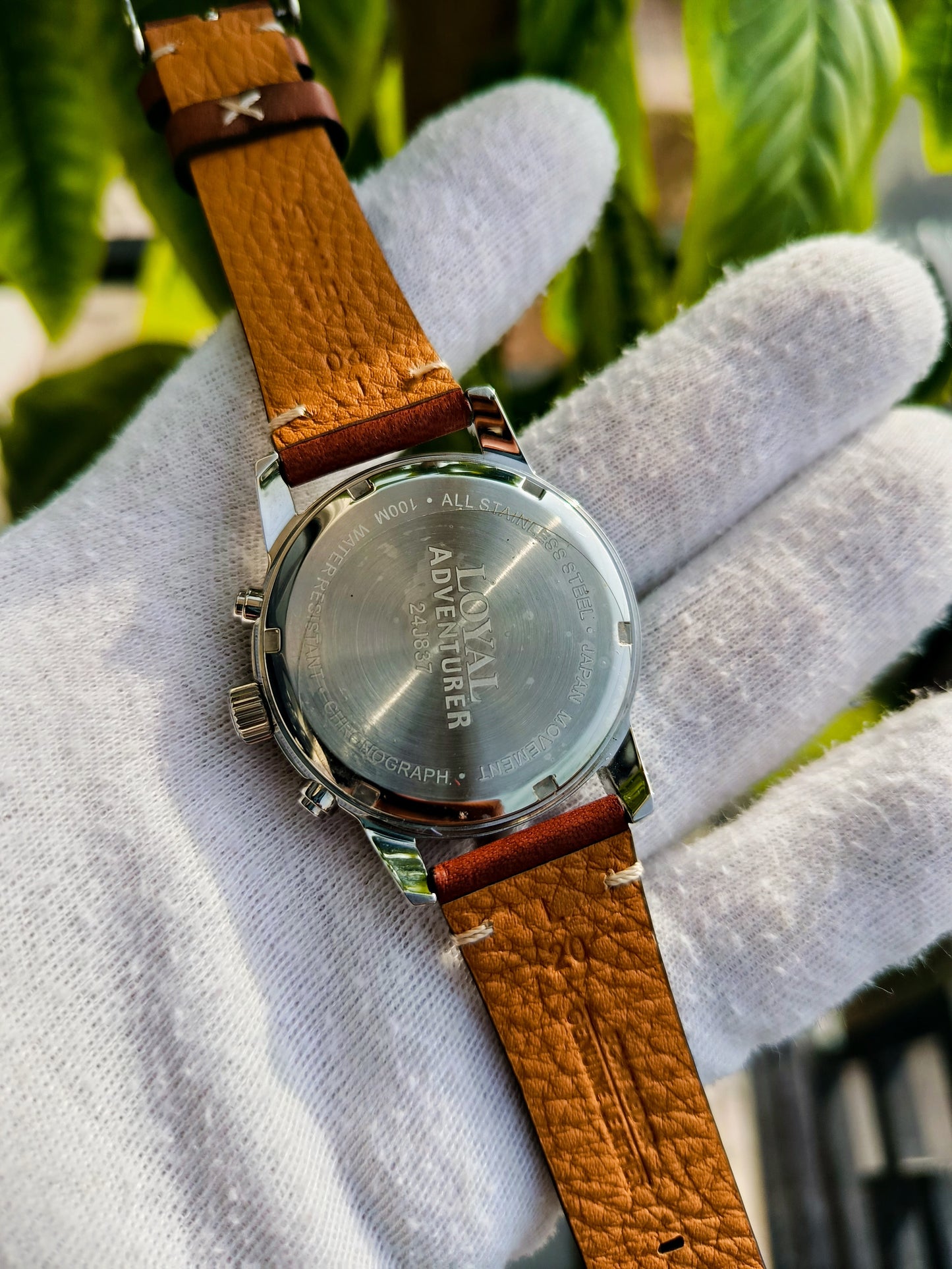 Loyal Adventurer Men's Chronograph Watch – Rugged Elegance in Stainless Steel