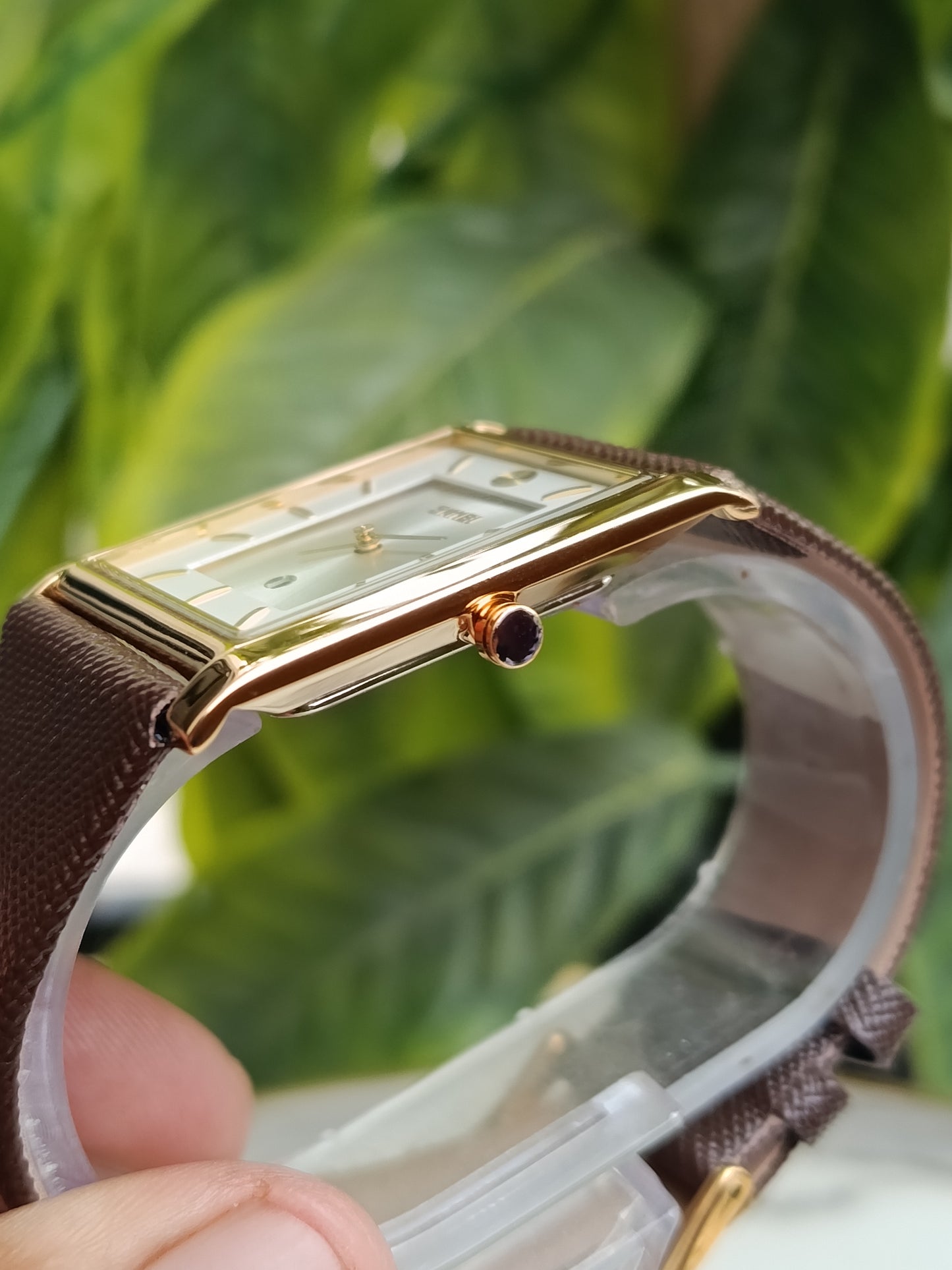 Skmei 9256 Tank Shape Men's Watch