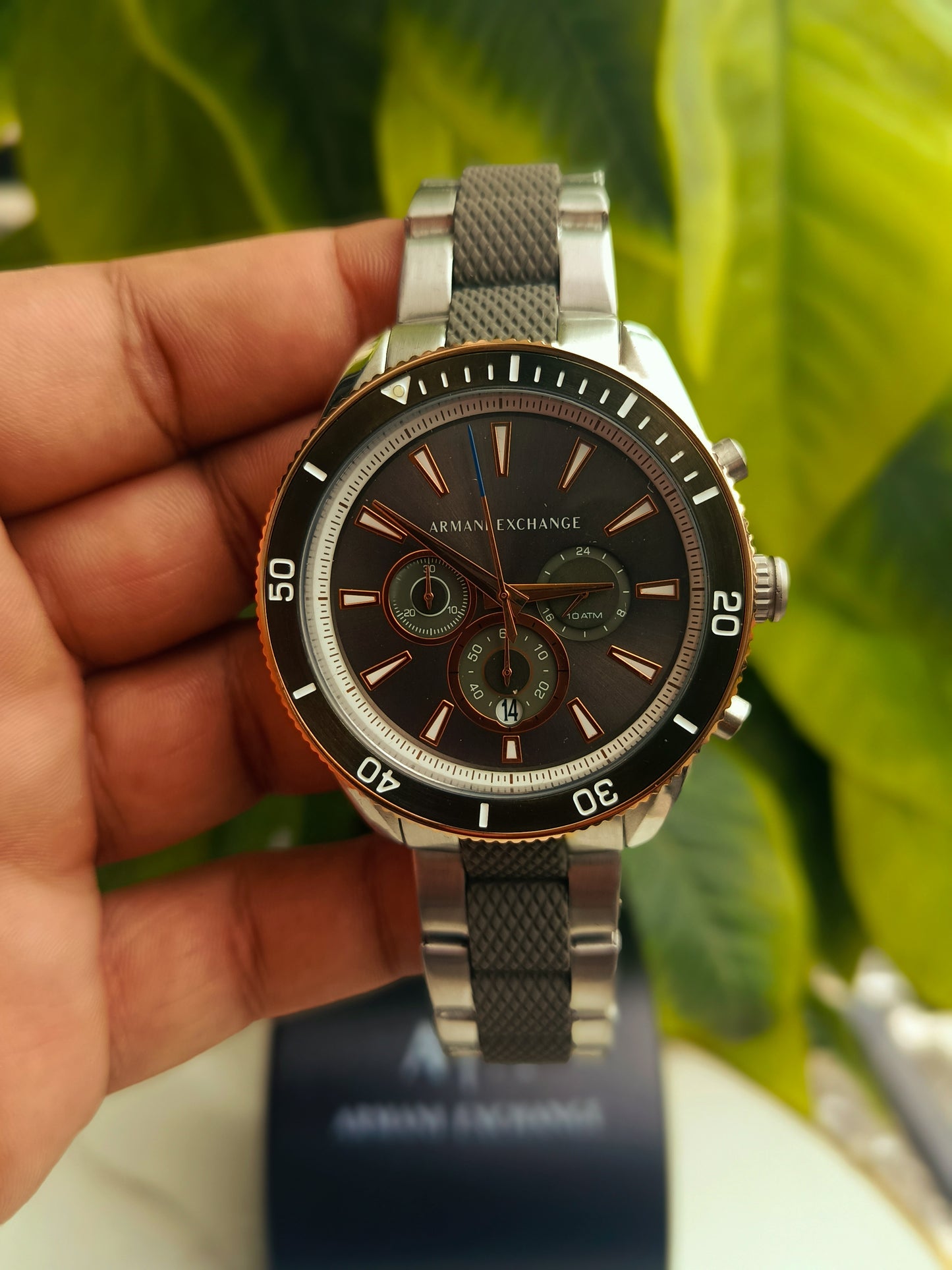 Armani Exchange Chronograph Two-Tone Men’s Two-Tone Stainless Steel Watch