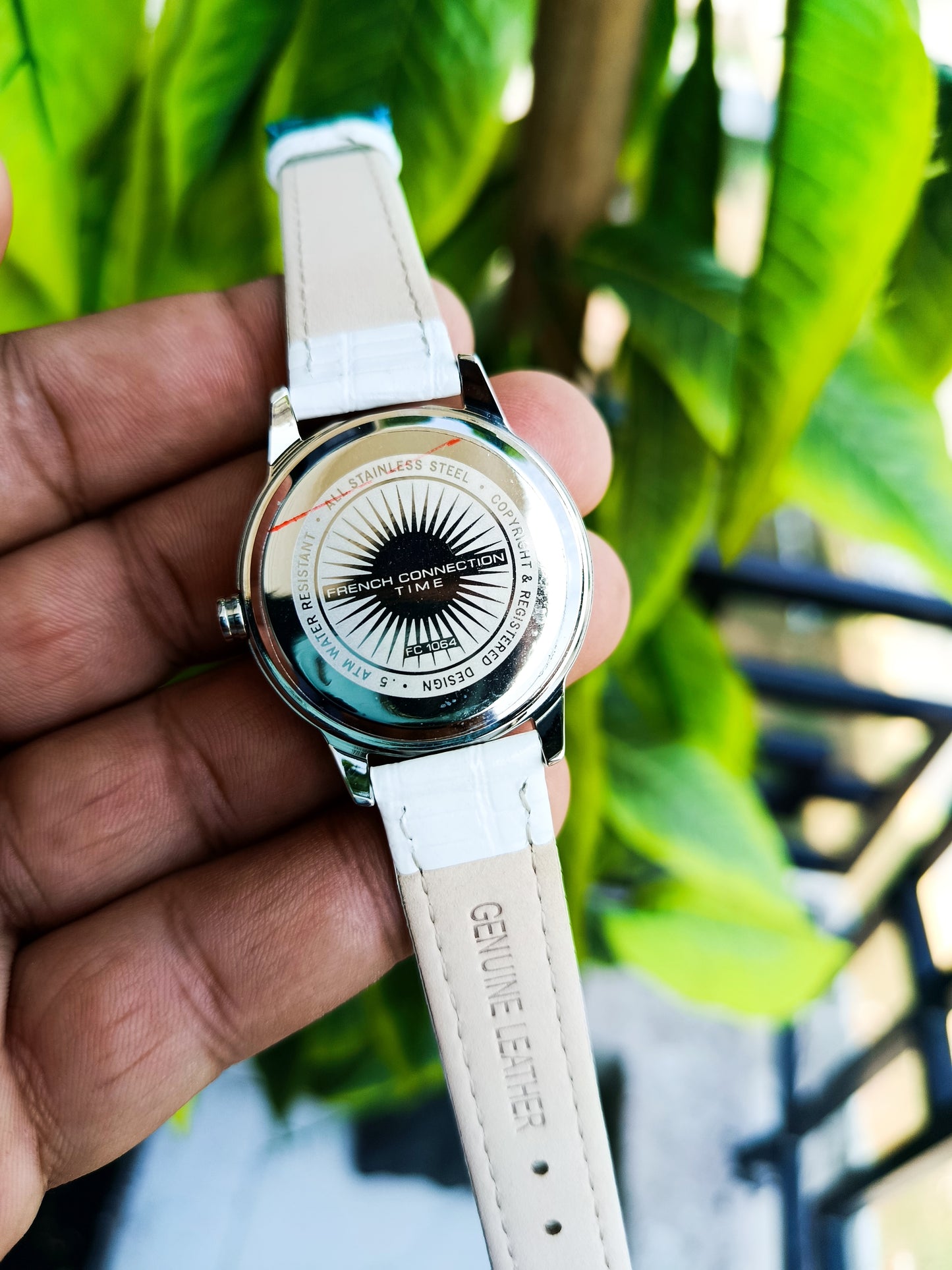 Fcuk Women's Watch White Strap