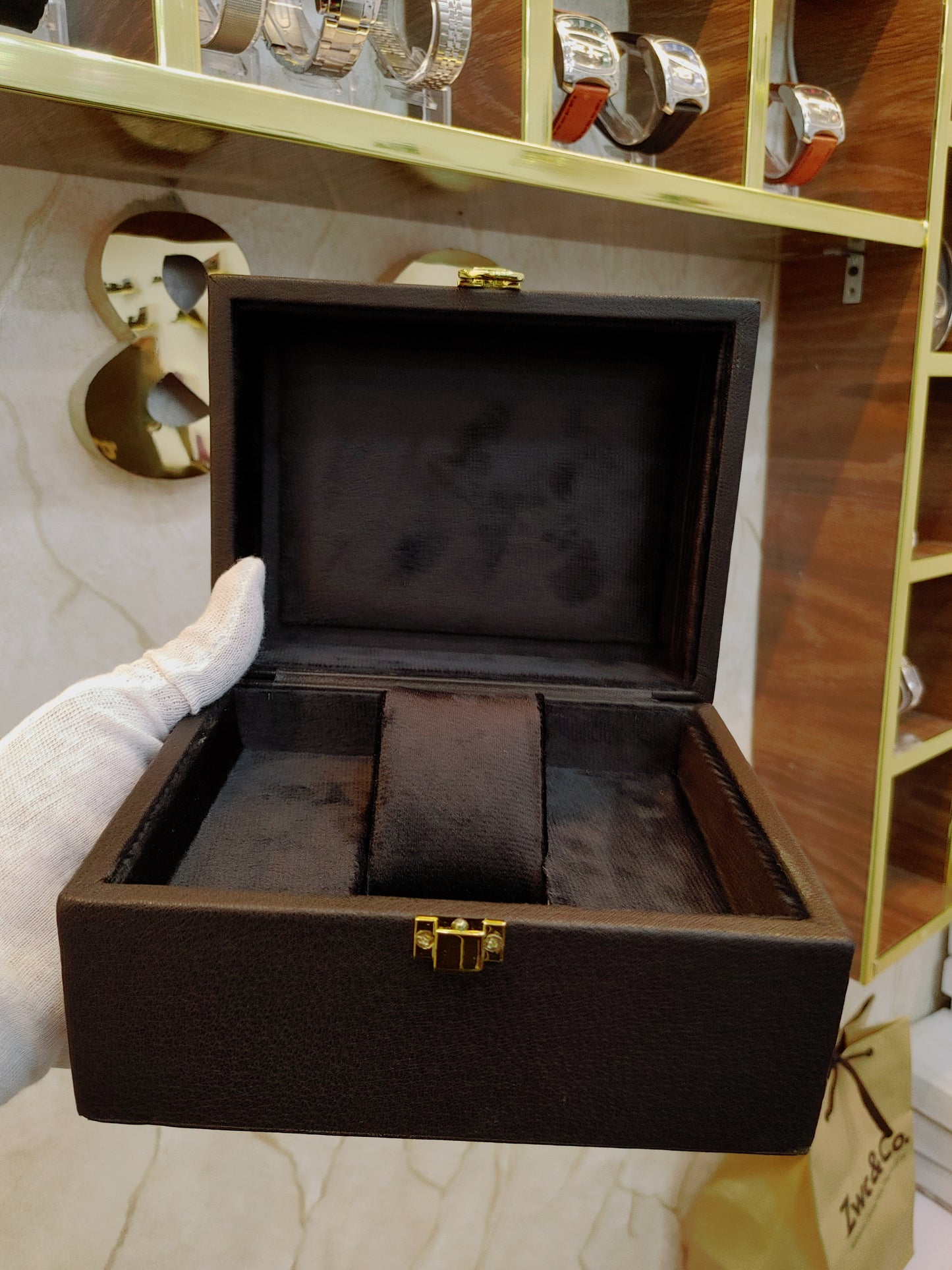 Zwc Premium Wrist Watch Box