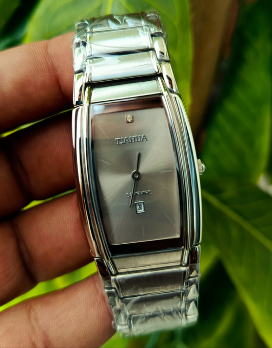 Tiahua Men's Long Square Dial Watch