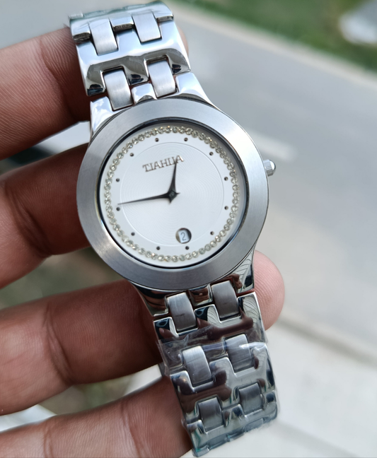 Tiahua Slim Stainless Steel Men's Watch