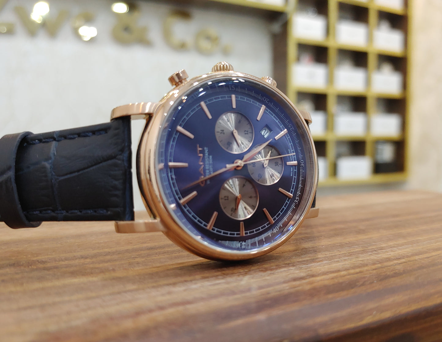 Gant Watch Chornograph For Men 100% Original Leather Strap