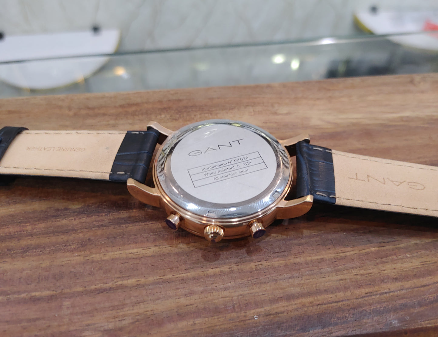 Gant Watch Chornograph For Men 100% Original Leather Strap