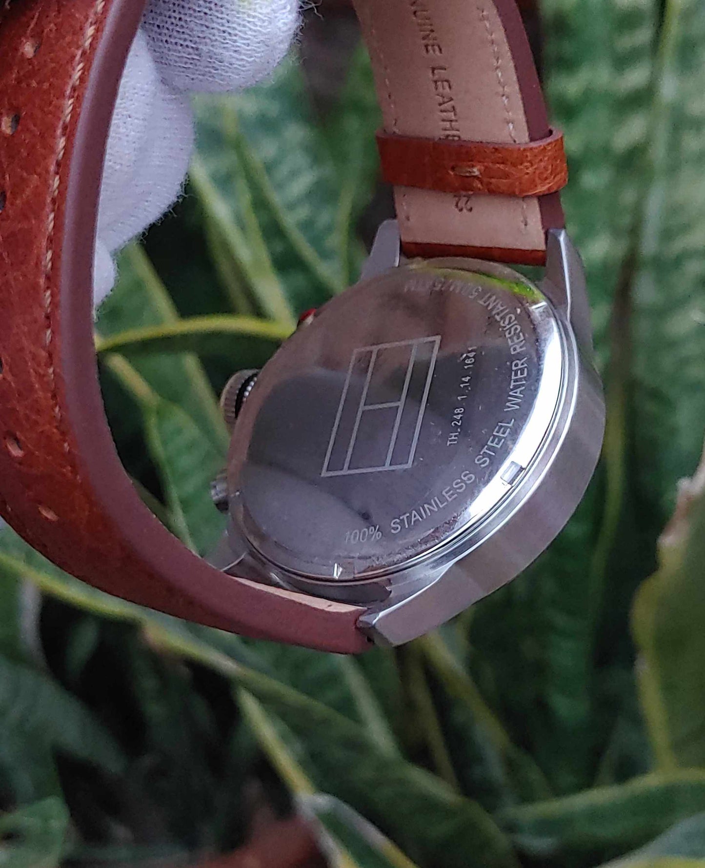 Tommy Hilfiger Leather Strap Watch For Men