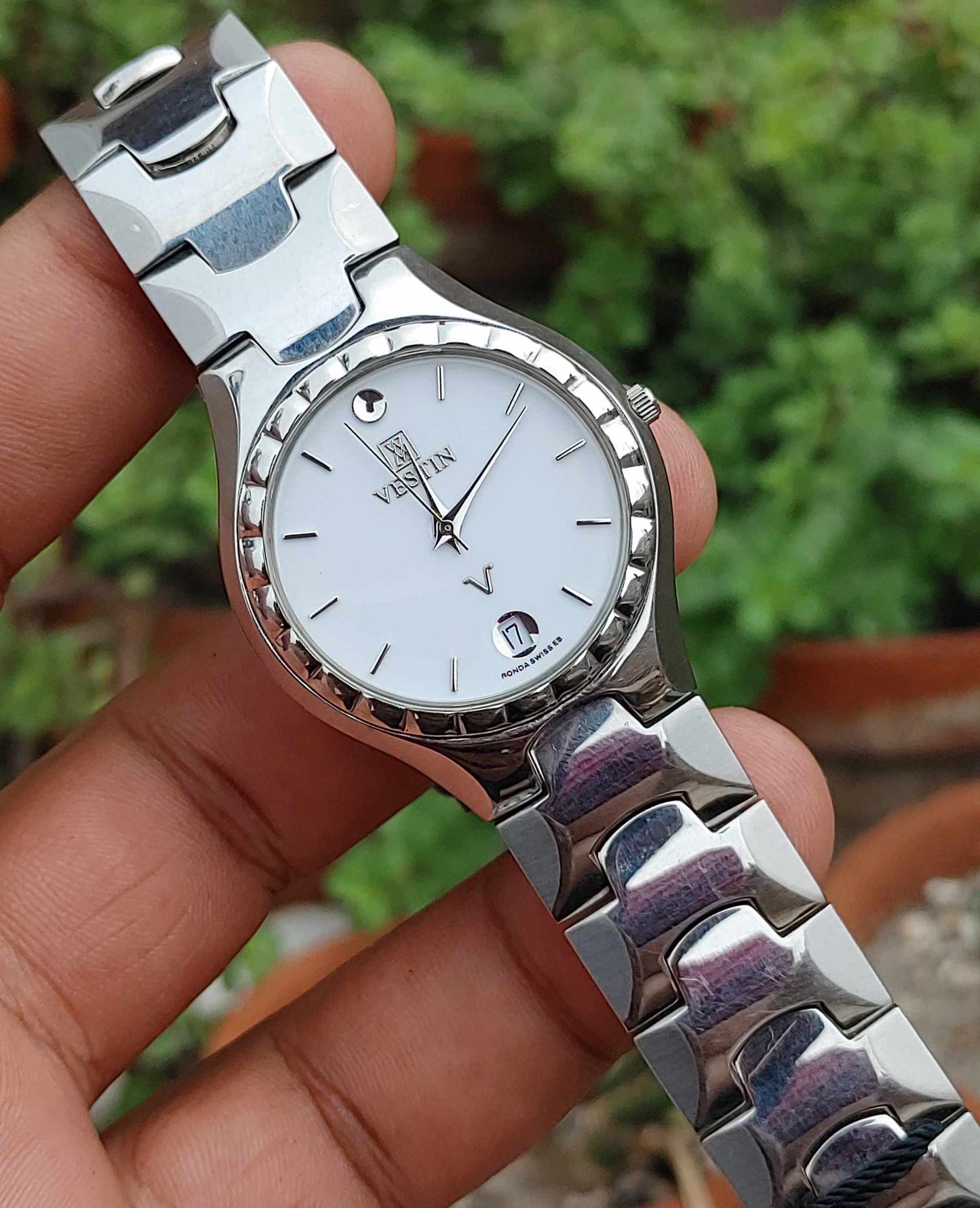 Vestin Ronda Swiss 38mm Slim Watch For Men