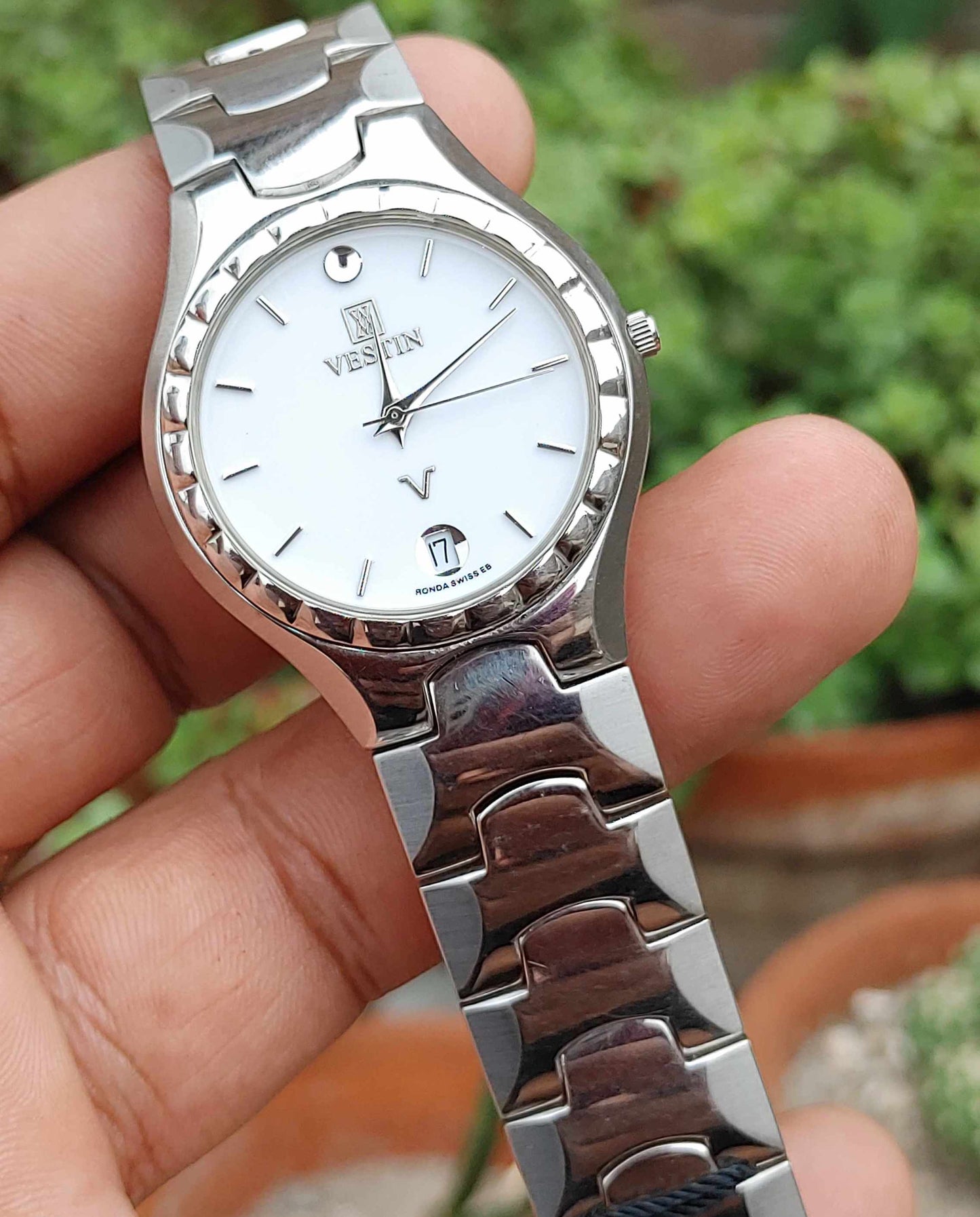 Vestin Ronda Swiss 38mm Slim Watch For Men