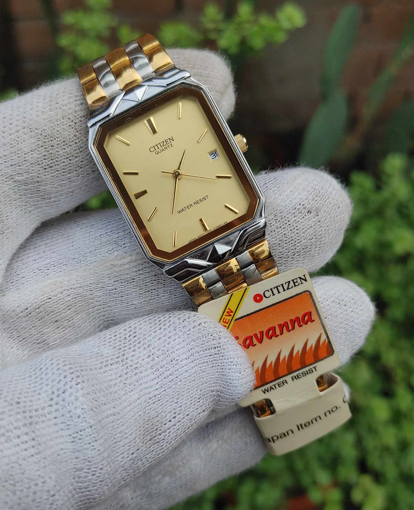 Citizen Square vintage Watch For Men