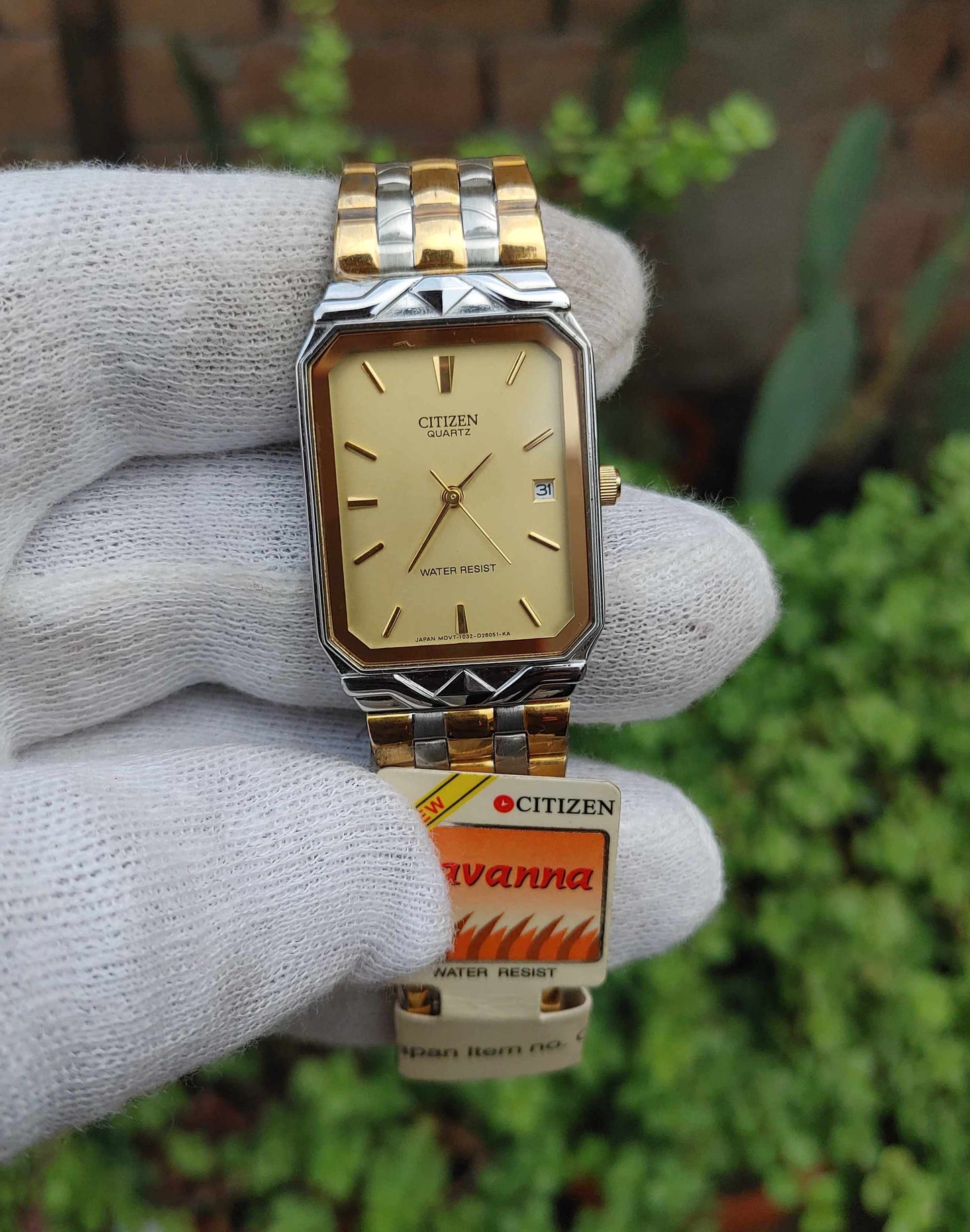 Citizen Square vintage Watch For Men