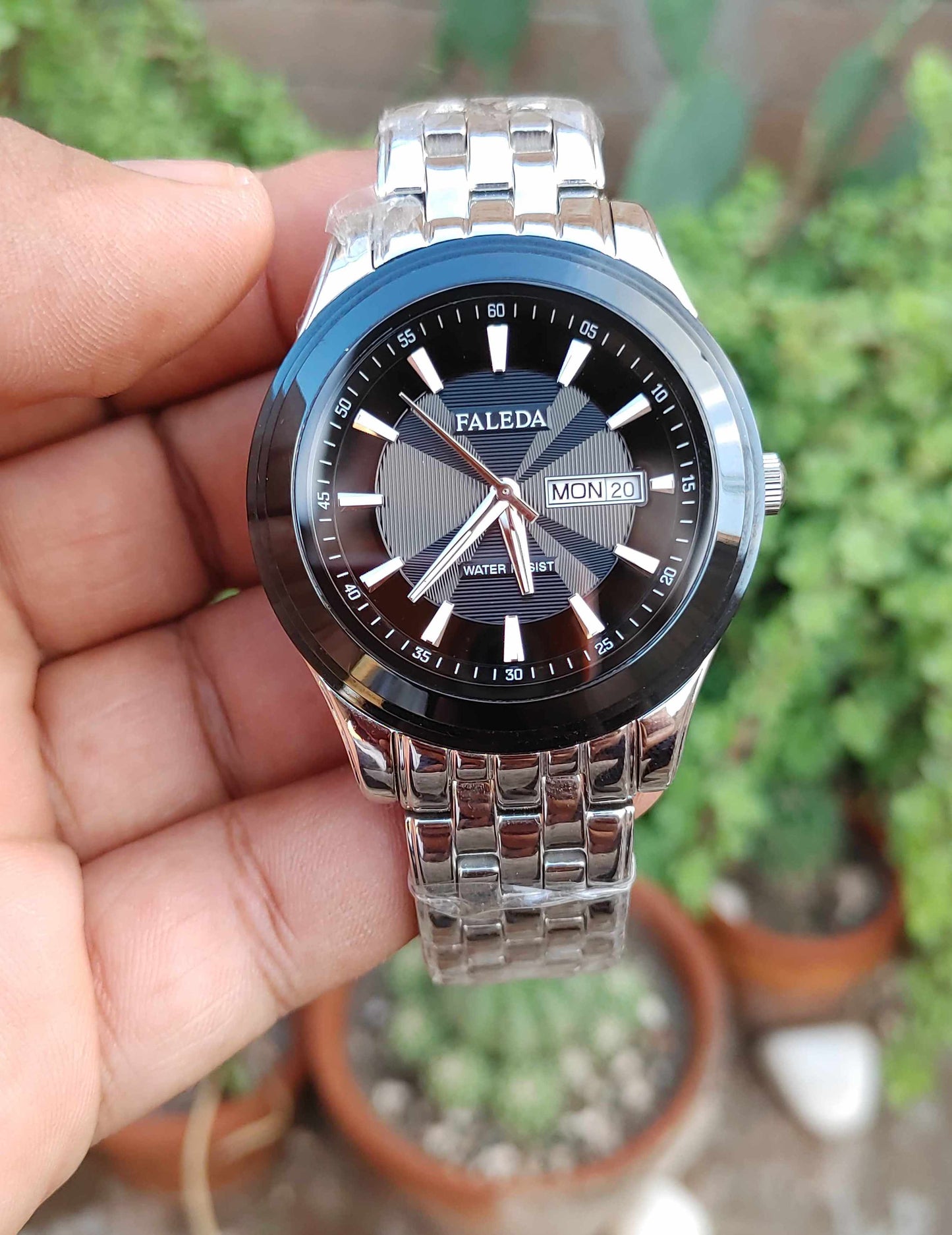 Faleda Japan Sapphire Bazel Watch For Men