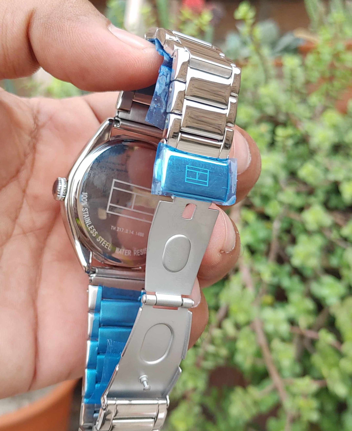 Tommy Hilfiger Stainless Steel Watch For women butterfly in lock Chain