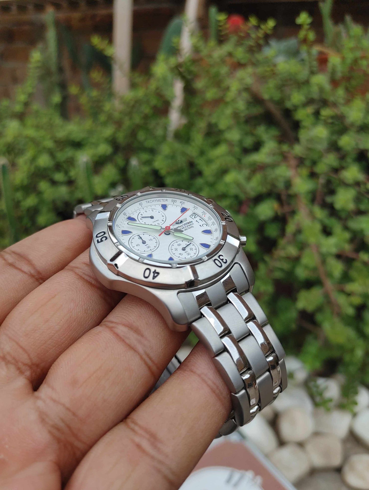 Charles Vogele Chronograph Watch For Men