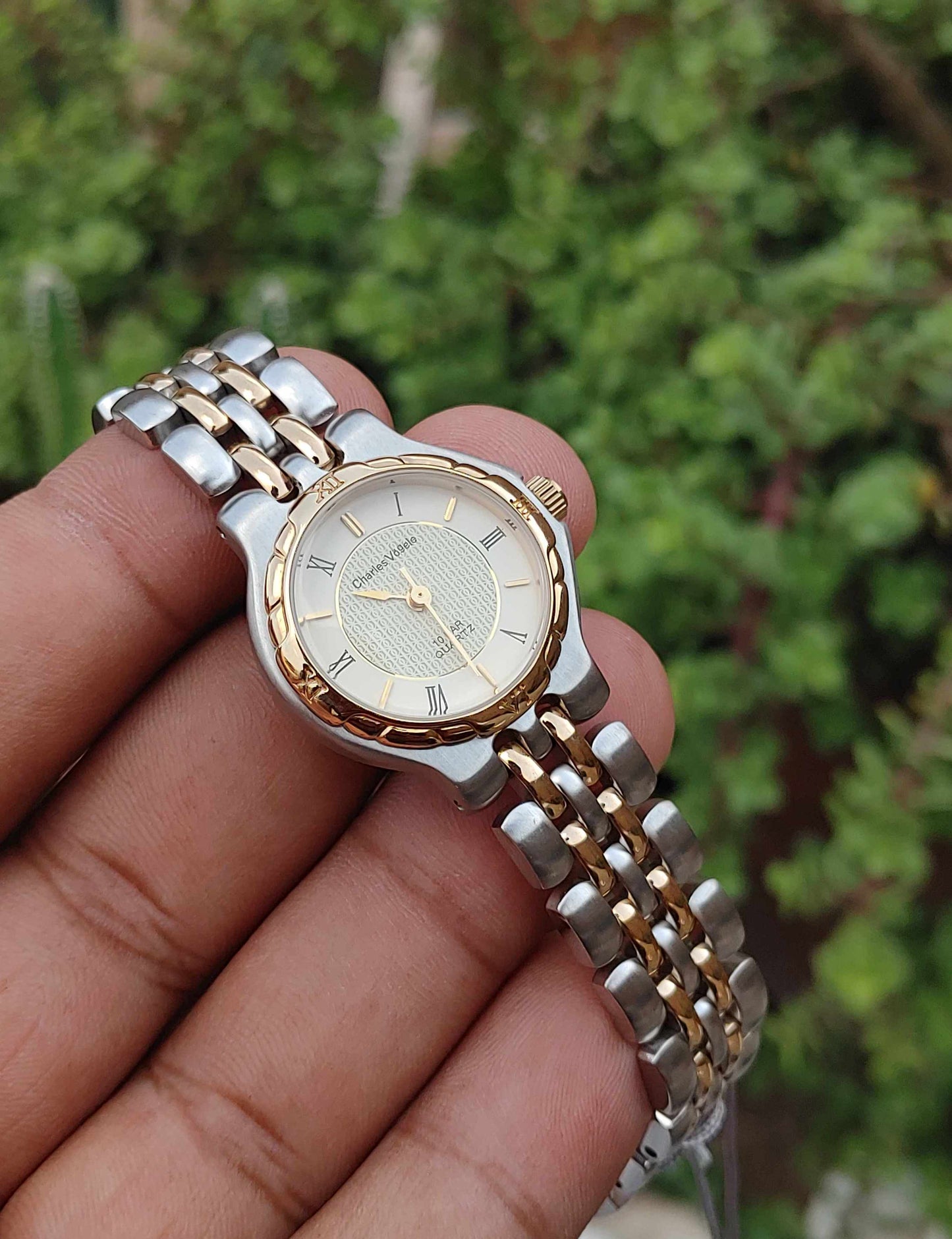 Charles Vogele Watch For Women Tow Tone