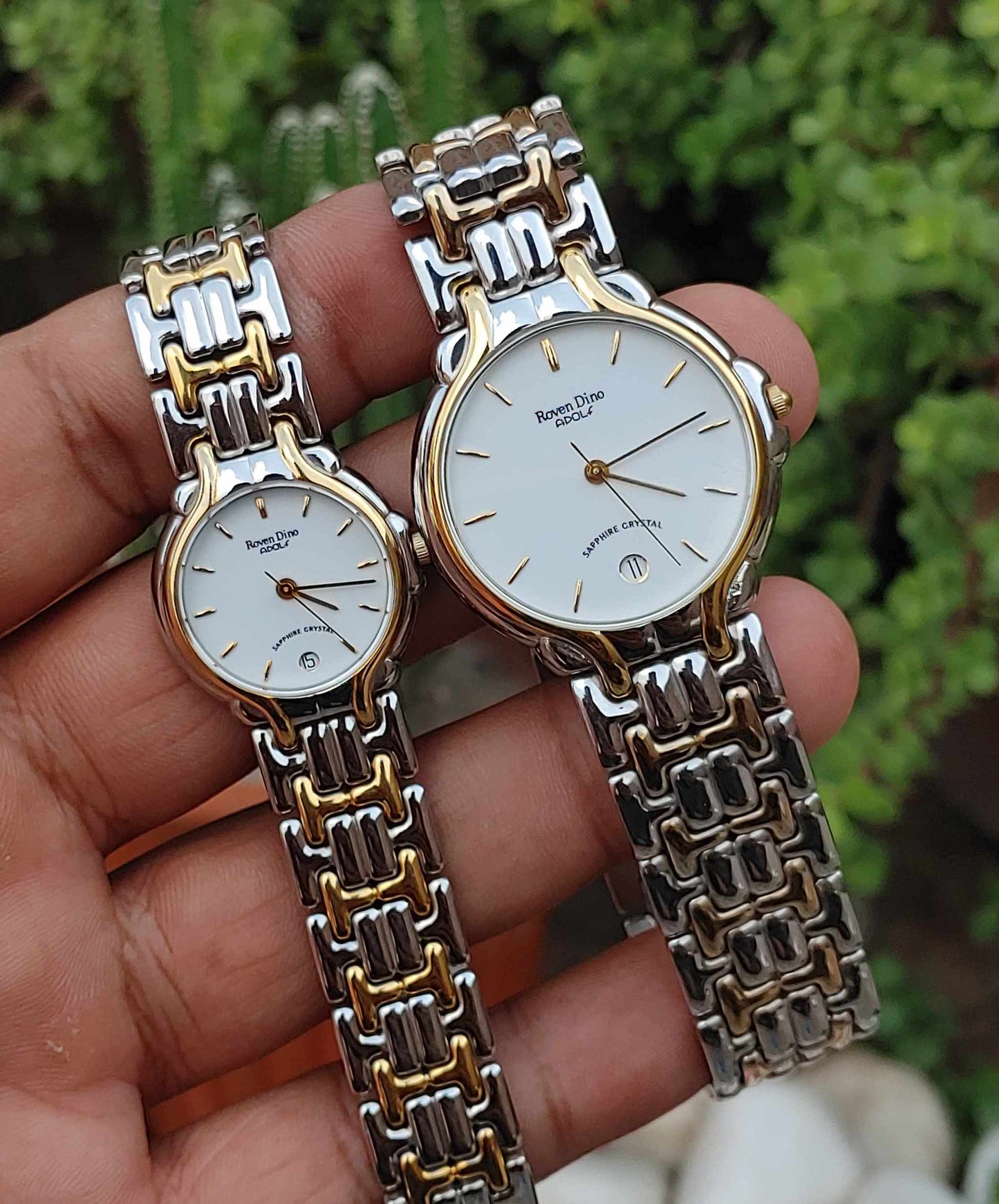 Roven Dino Swiss Watches Pair For Men Women