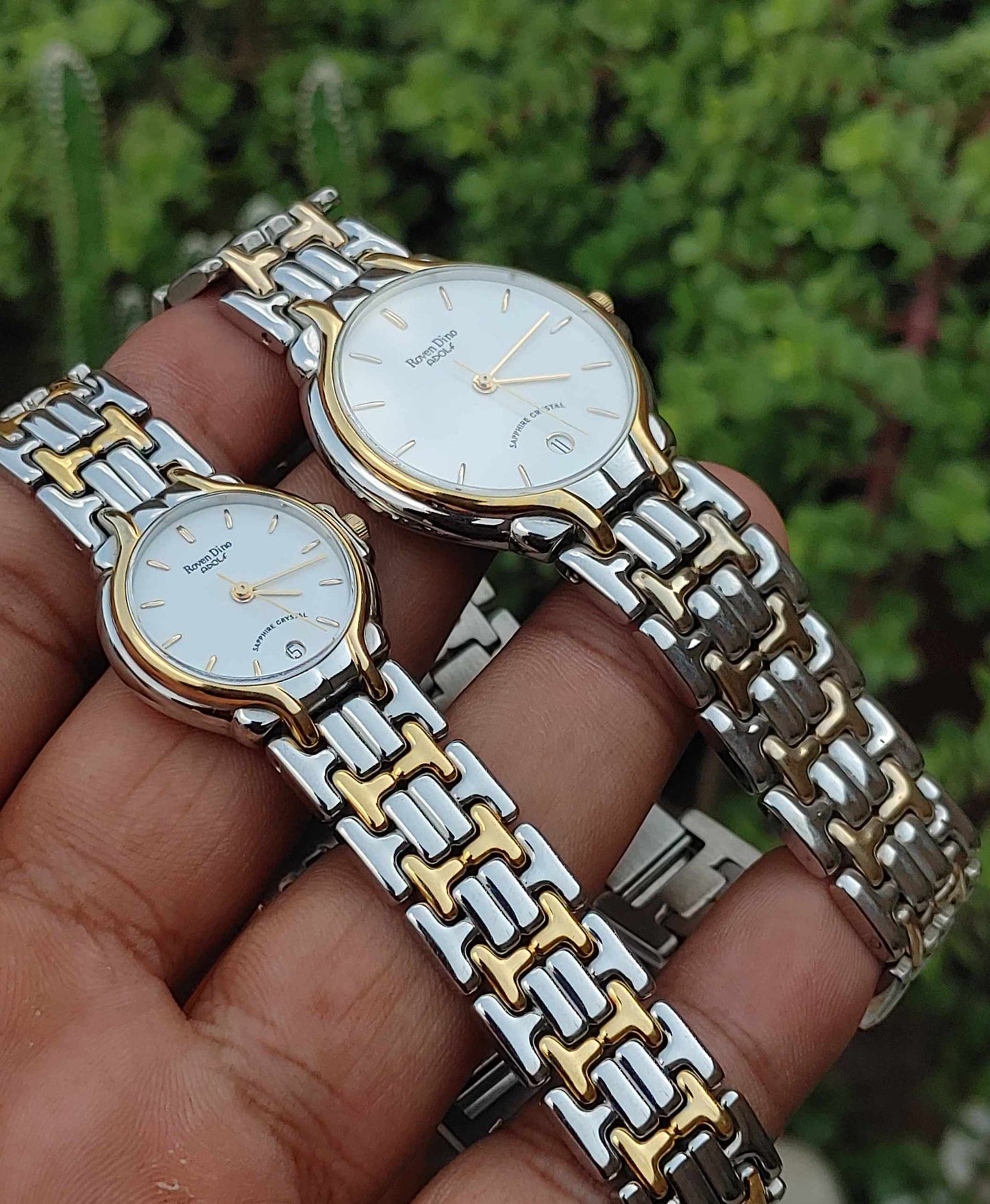 Roven Dino Swiss Watches Pair For Men Women