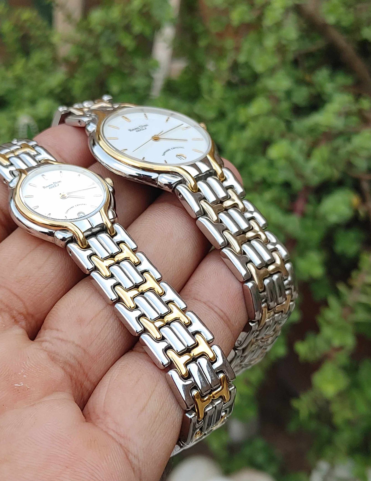 Roven Dino Swiss Watches Pair For Men Women