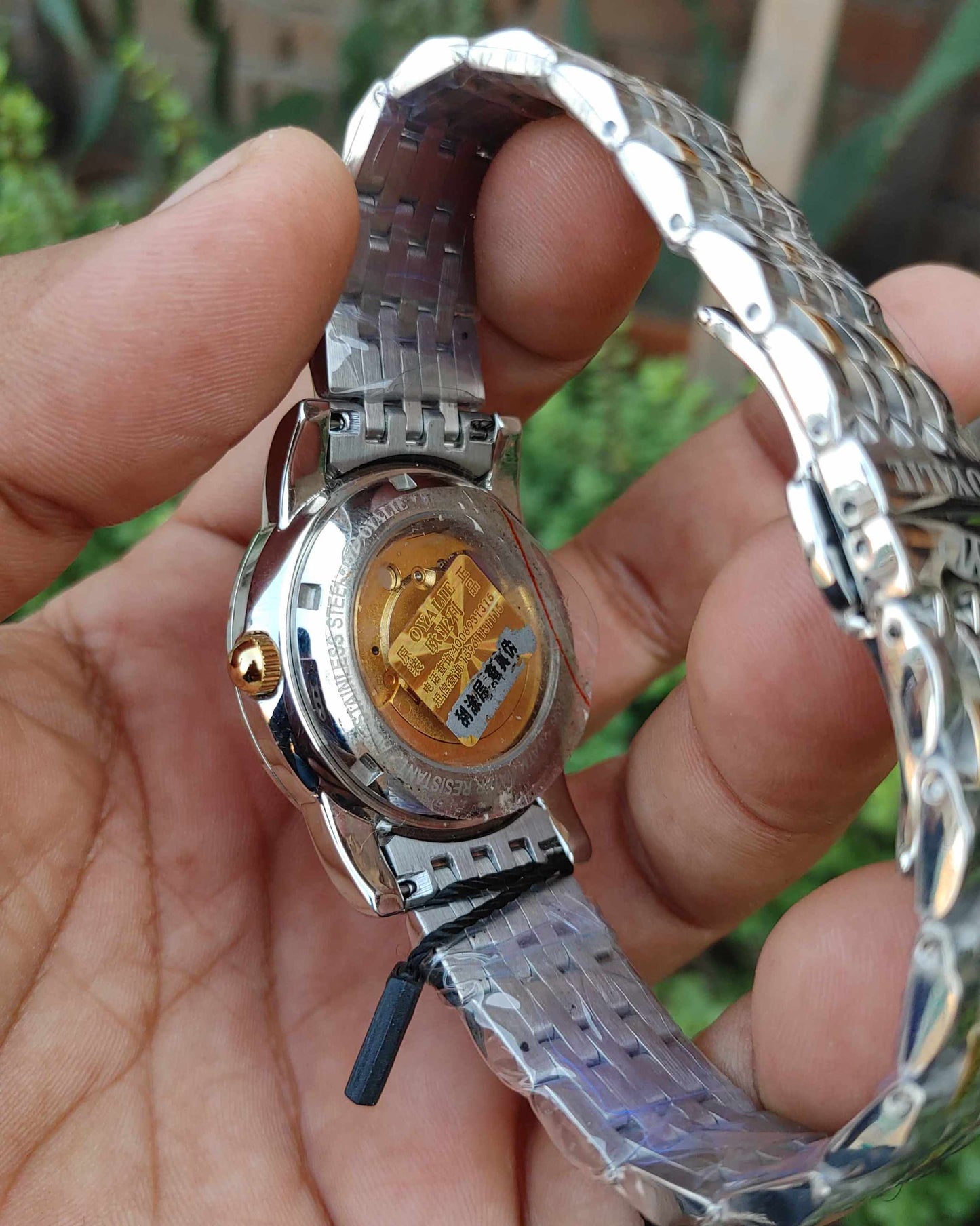 Oyalie Automatic Watch For Men Stainless Steel 41mm Dial With Date