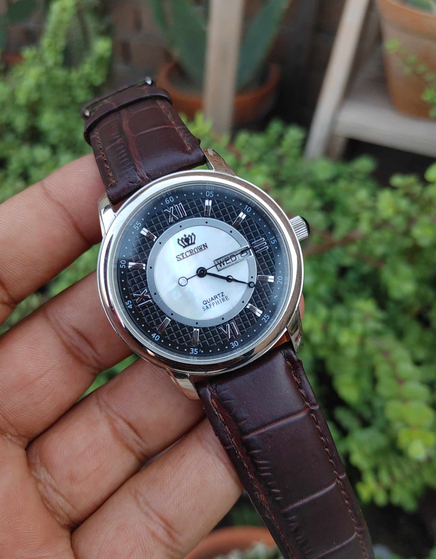 St Crown Wrist Watch for Men