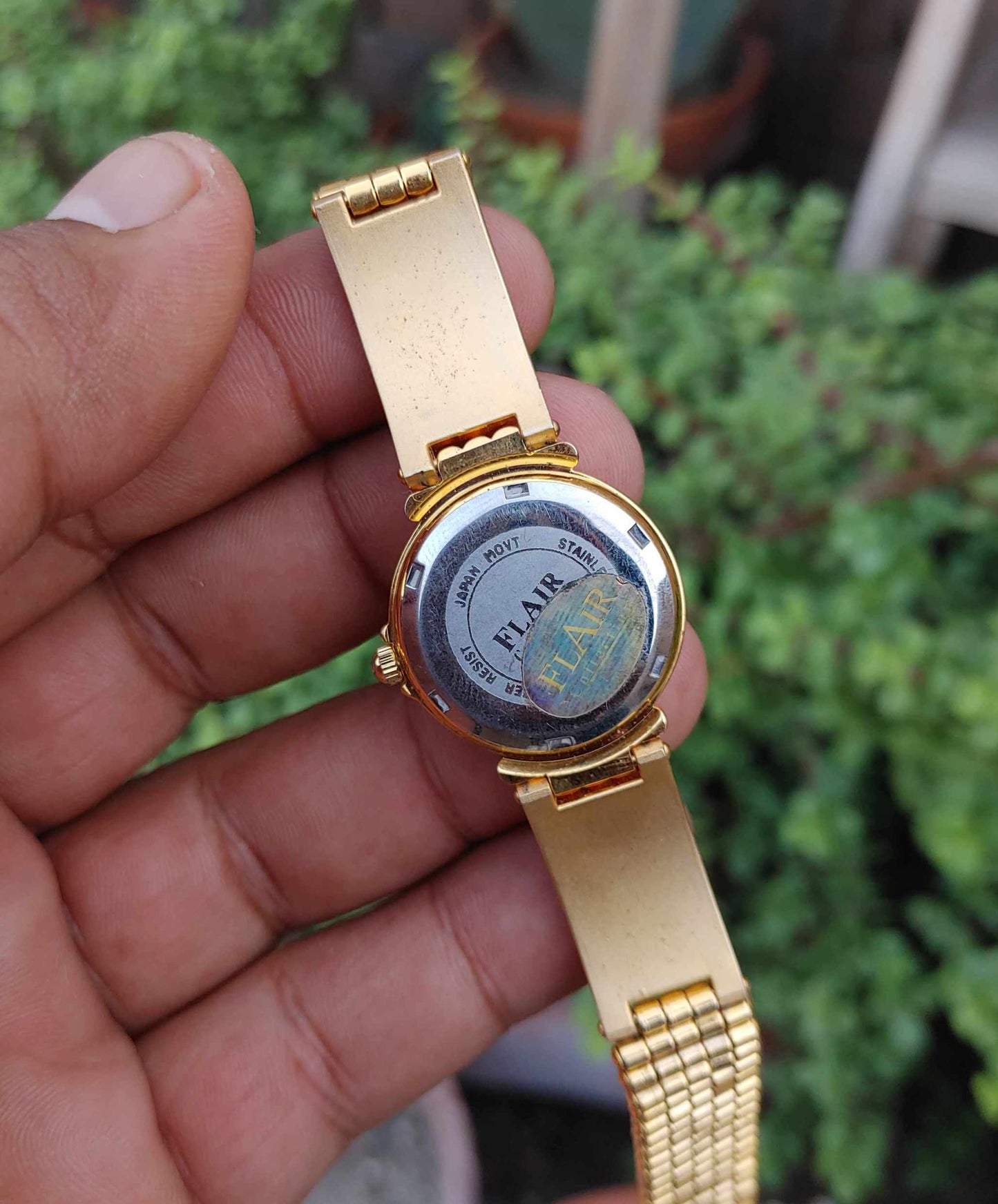 Flair Watch for Women Vintage Gold Colour