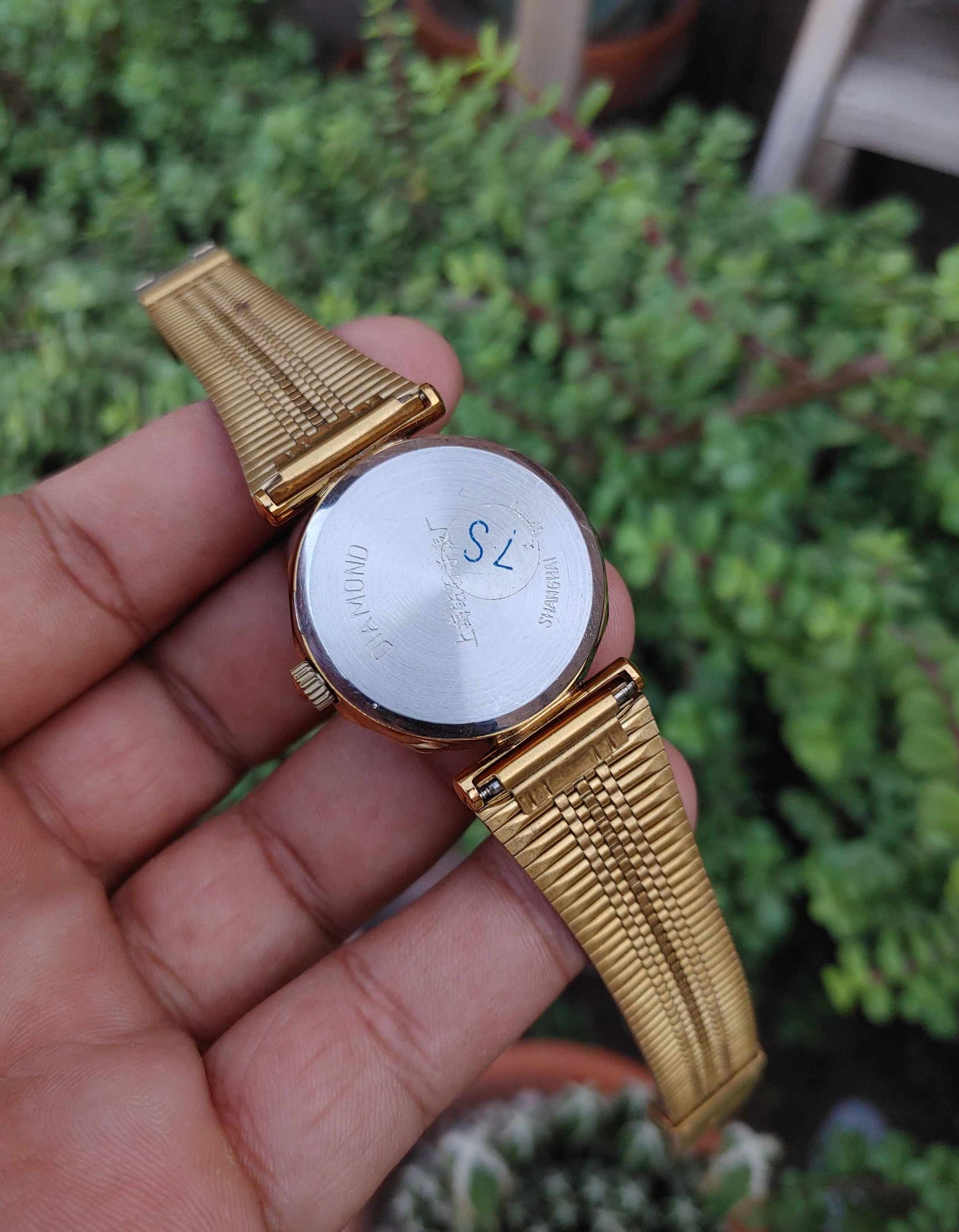 Diamond Shingai Hand Winding Watch For Men Vintage 90s