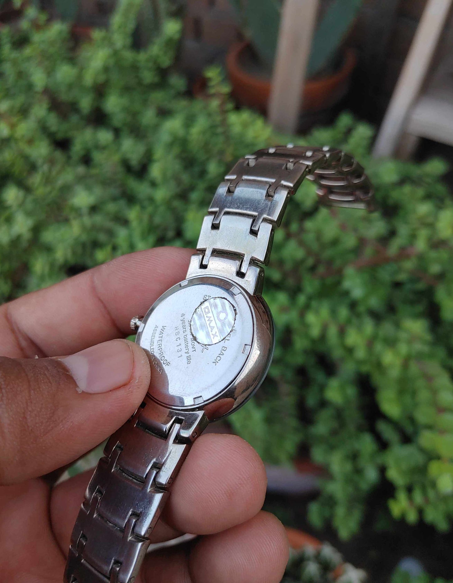 Omax Vintage Japan Movement 40mm Watch For Men