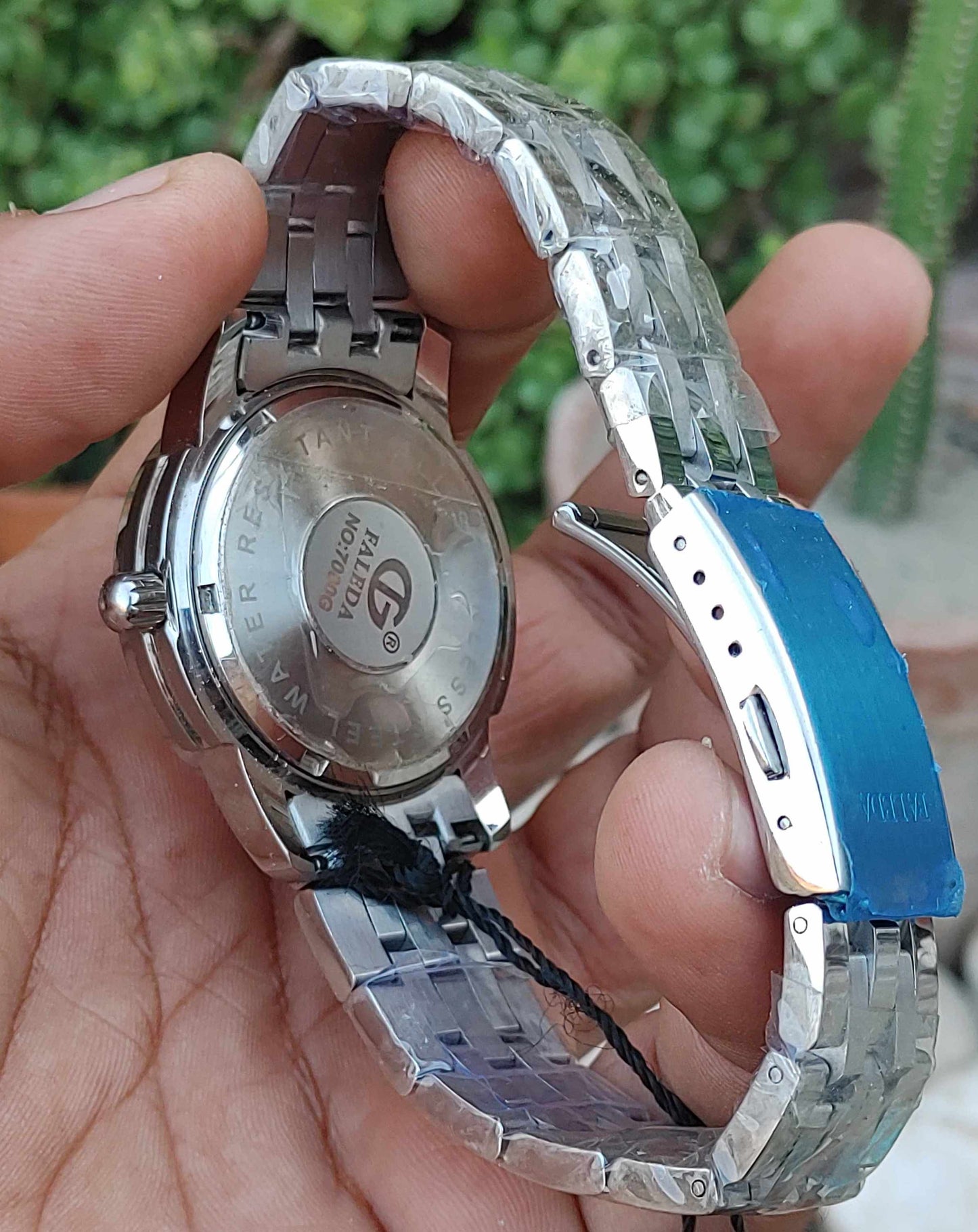 Faleda Watch For Men Stainless Steel 42mm Dial
