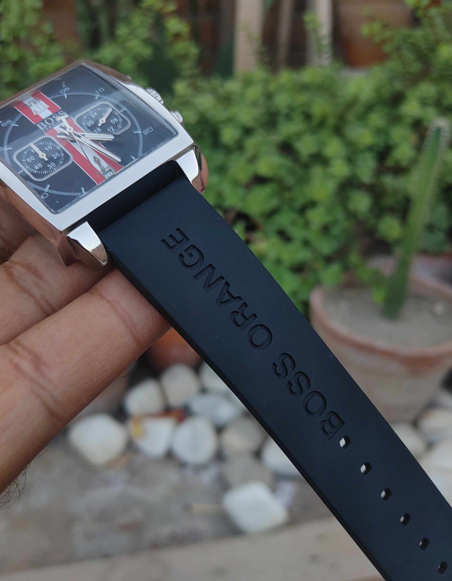 Hugo Boss Square Dial Watch For Men