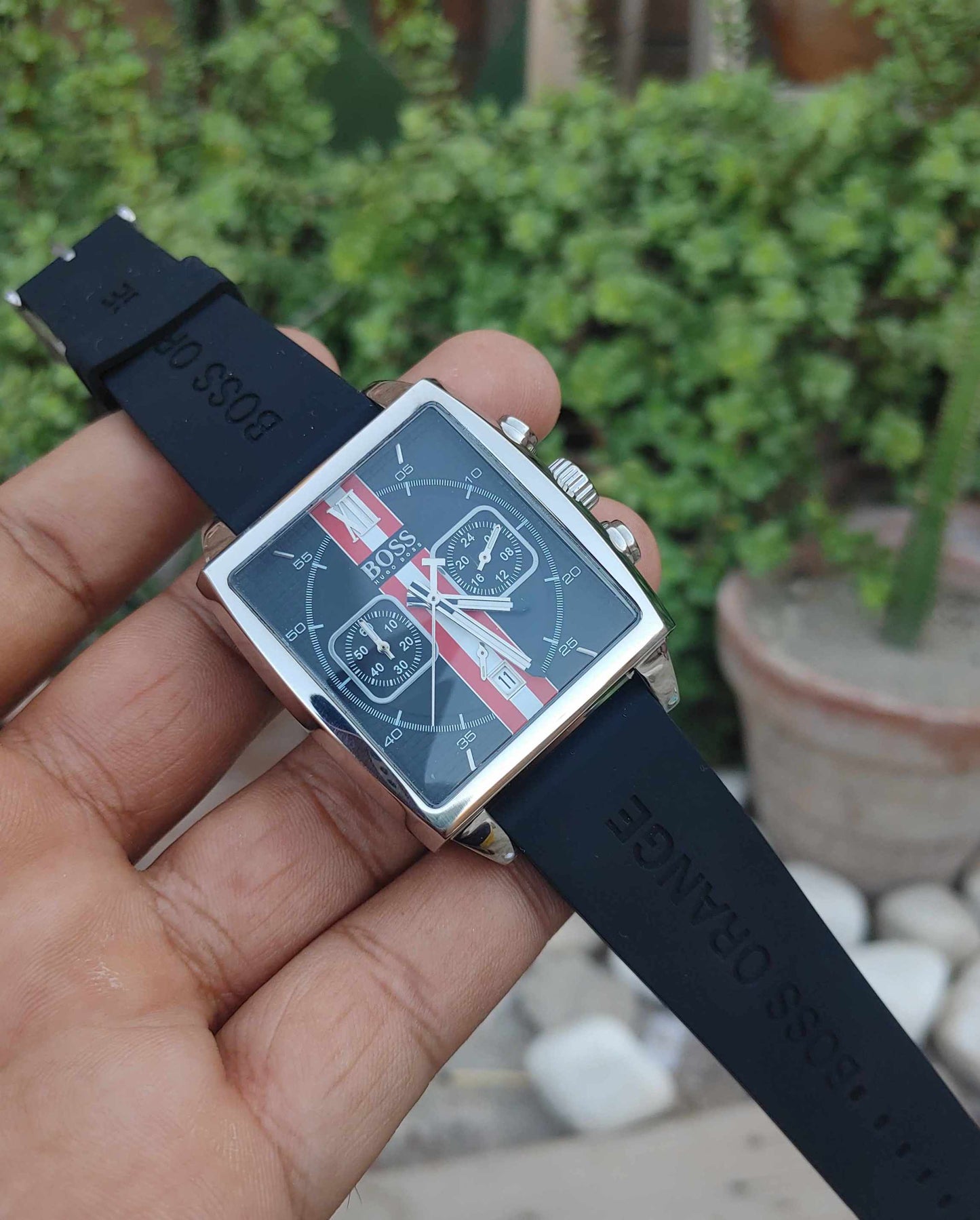 Hugo Boss Square Dial Watch For Men