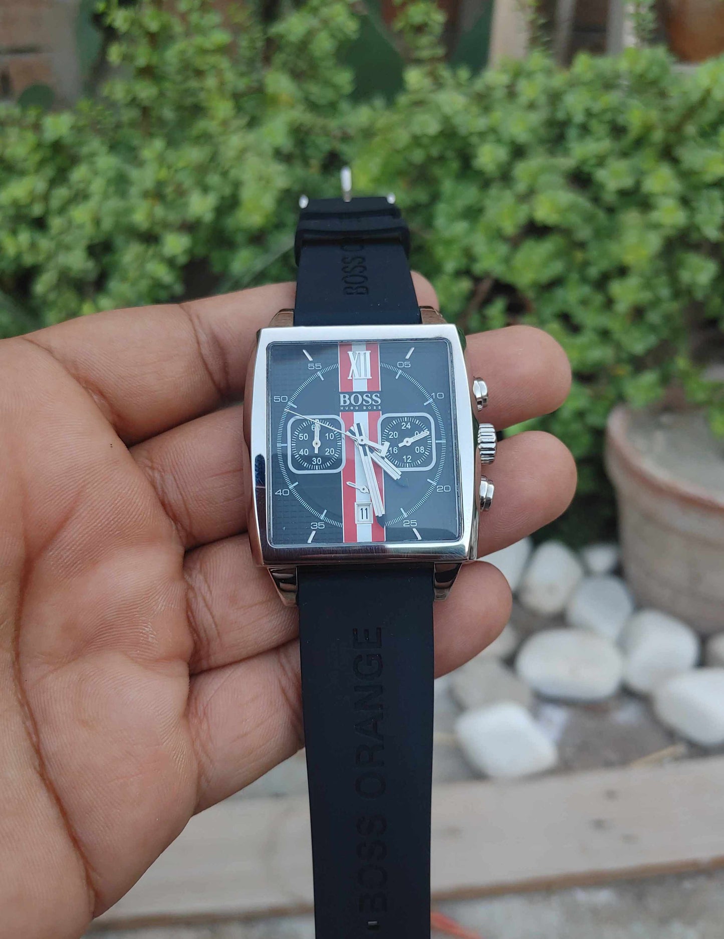 Hugo Boss Square Dial Watch For Men