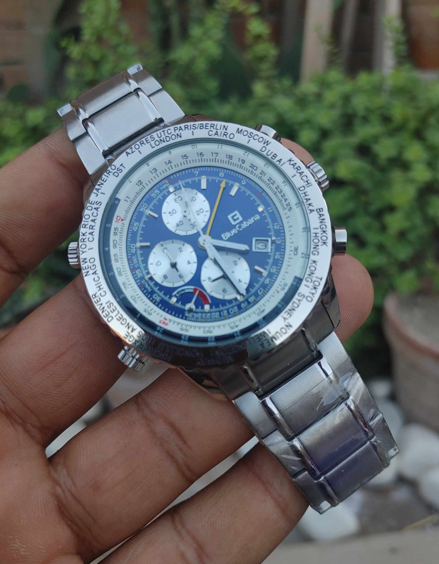 Blue Cabbana Blue Dial Chornograph Watch for Men