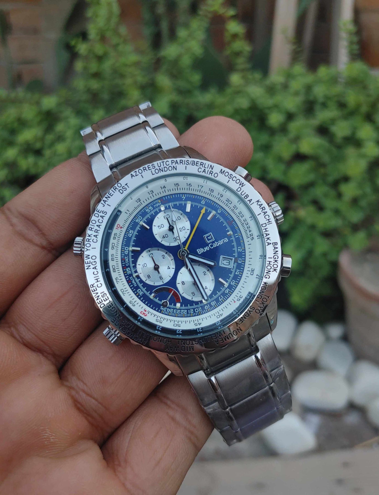 Blue Cabbana Blue Dial Chornograph Watch for Men