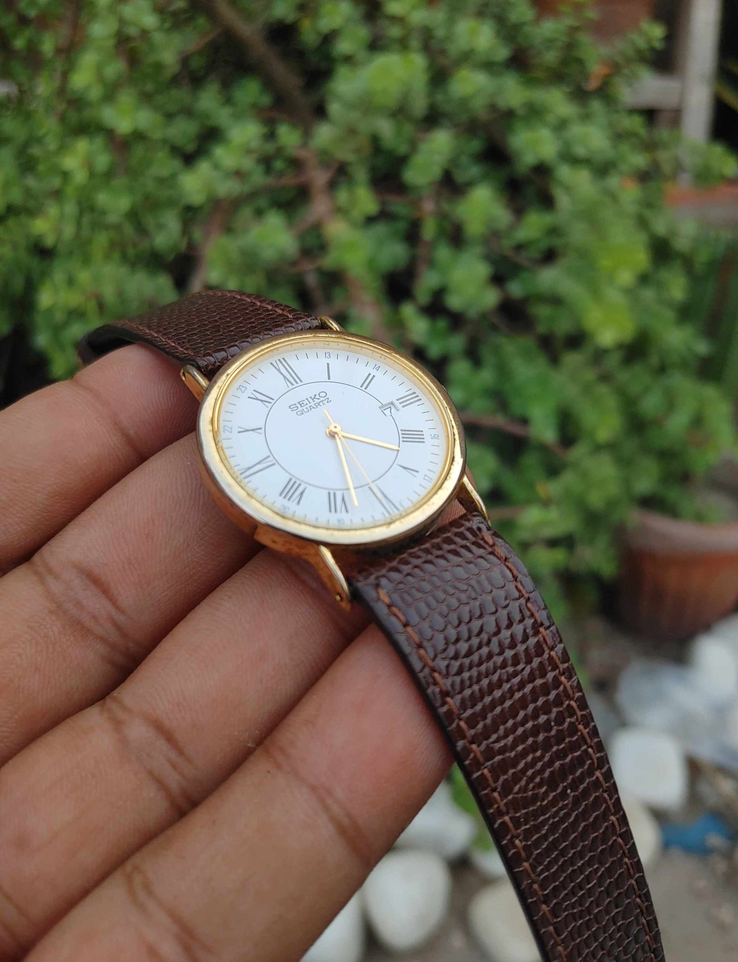 Seiko Vintage 80s Japan Wrist Watch For Men