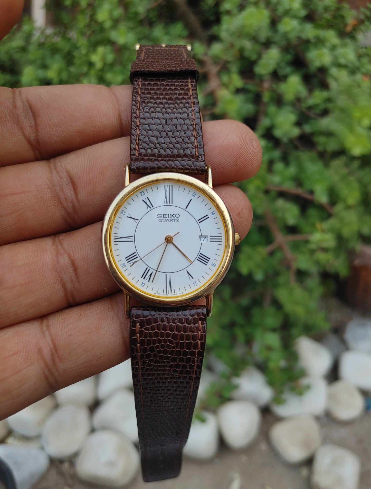 Seiko Vintage 80s Japan Wrist Watch For Men