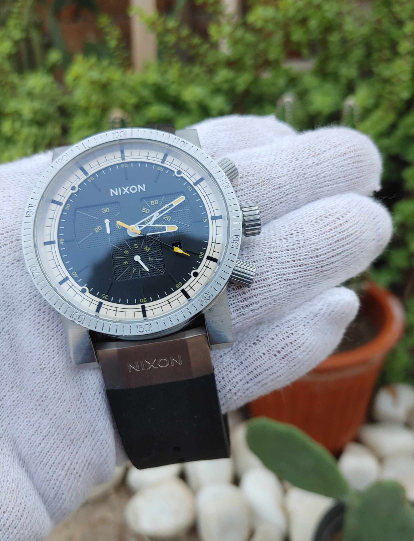 Nixon Sports Luxury 44mm Swiss Chornograph Watch