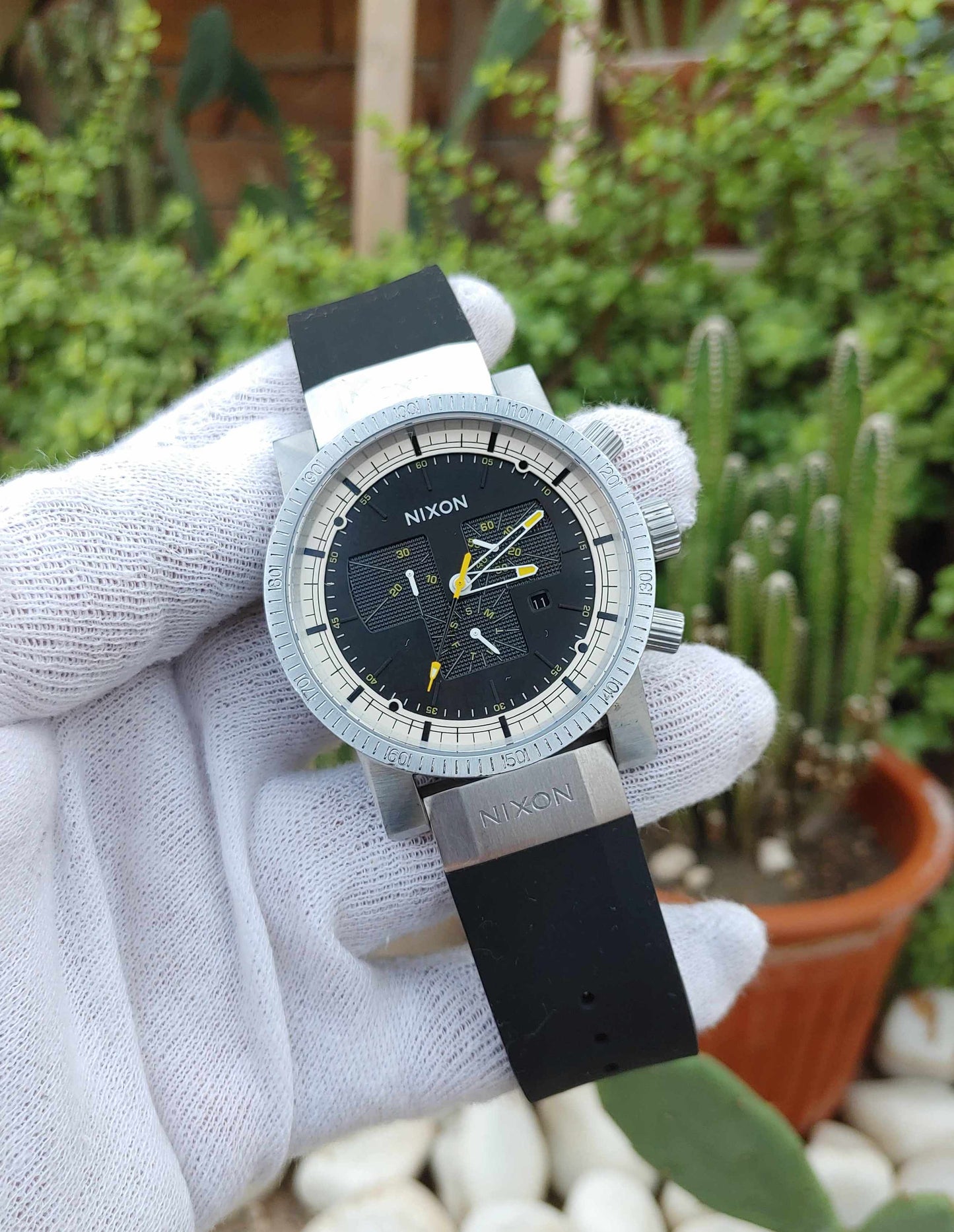 Nixon Sports Luxury 44mm Swiss Chornograph Watch