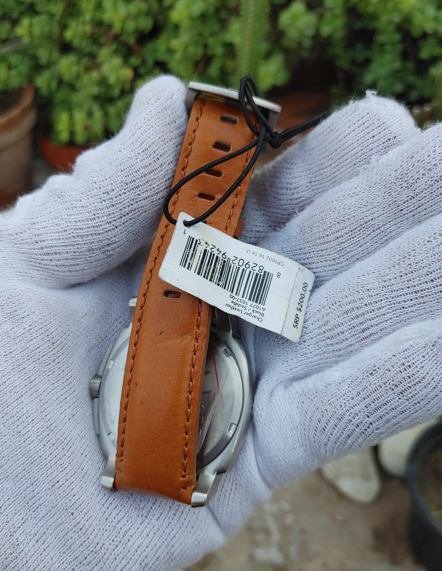 Nixon Brown Leather Strap Casual Watch For Men