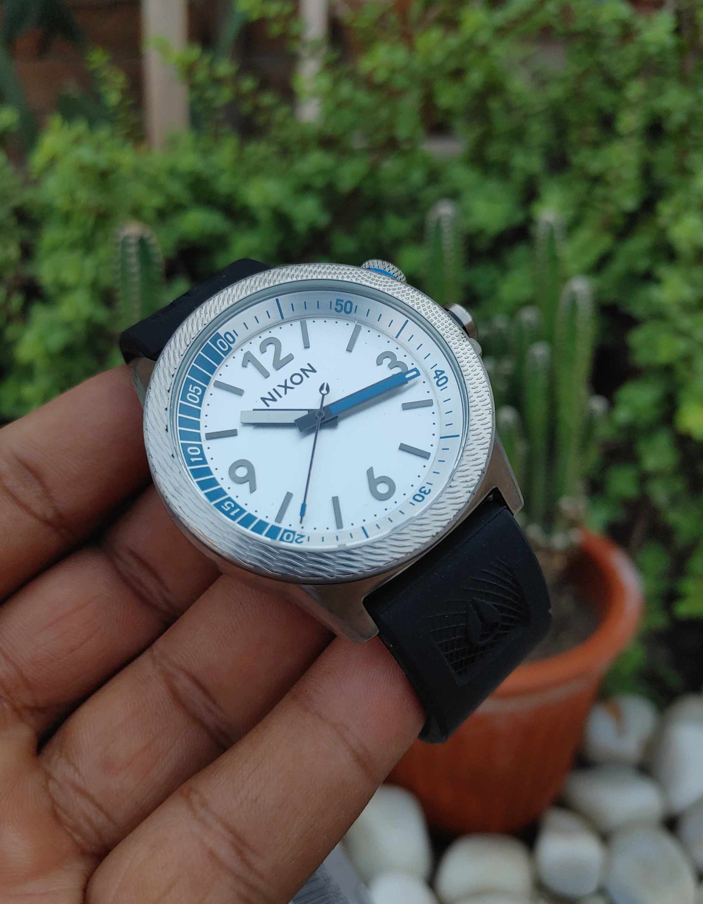Nixon Rubber Strap Sports Watch For Men