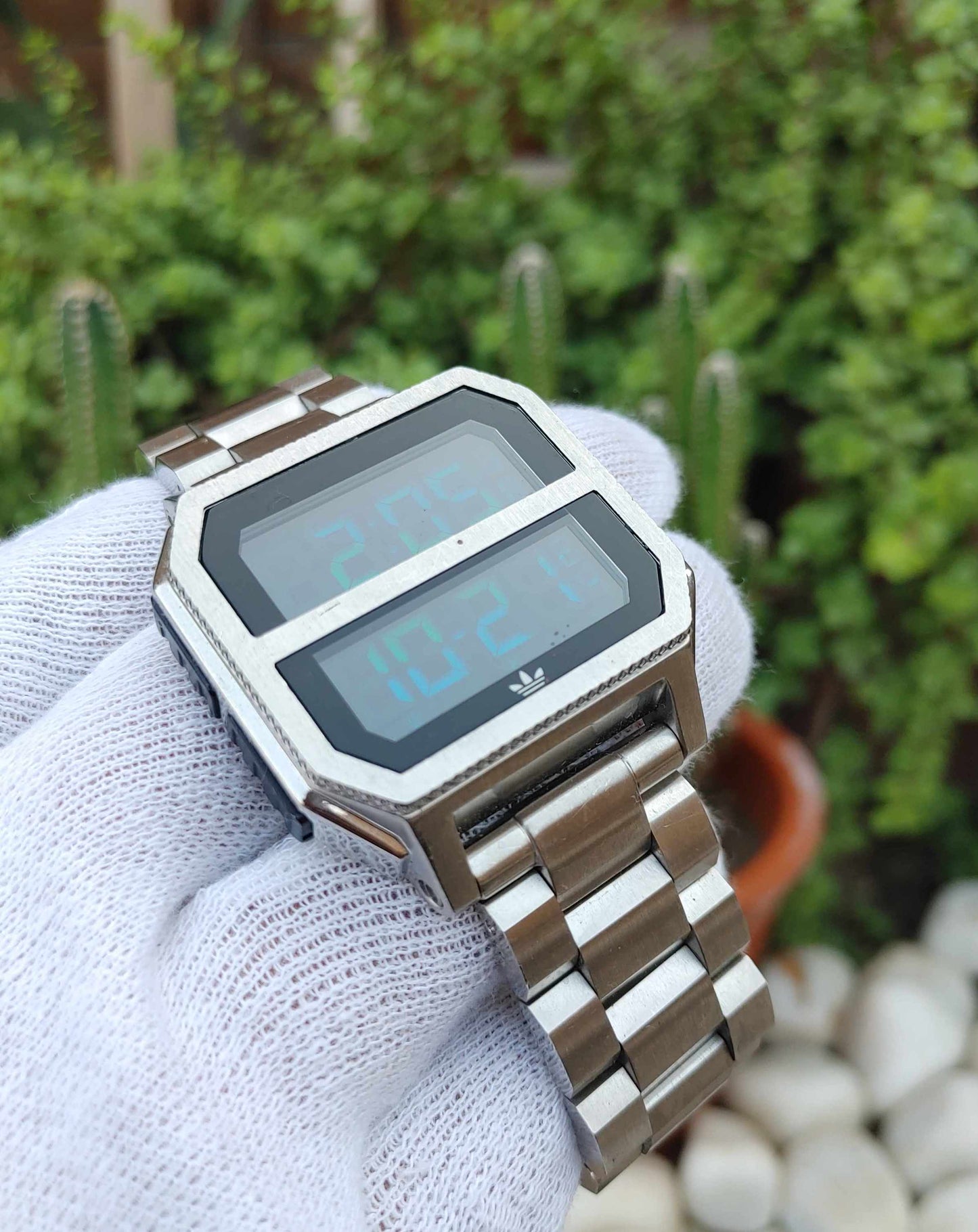 Adidas Digital Stainless Steel Wrist Watch For Men Multifunctional