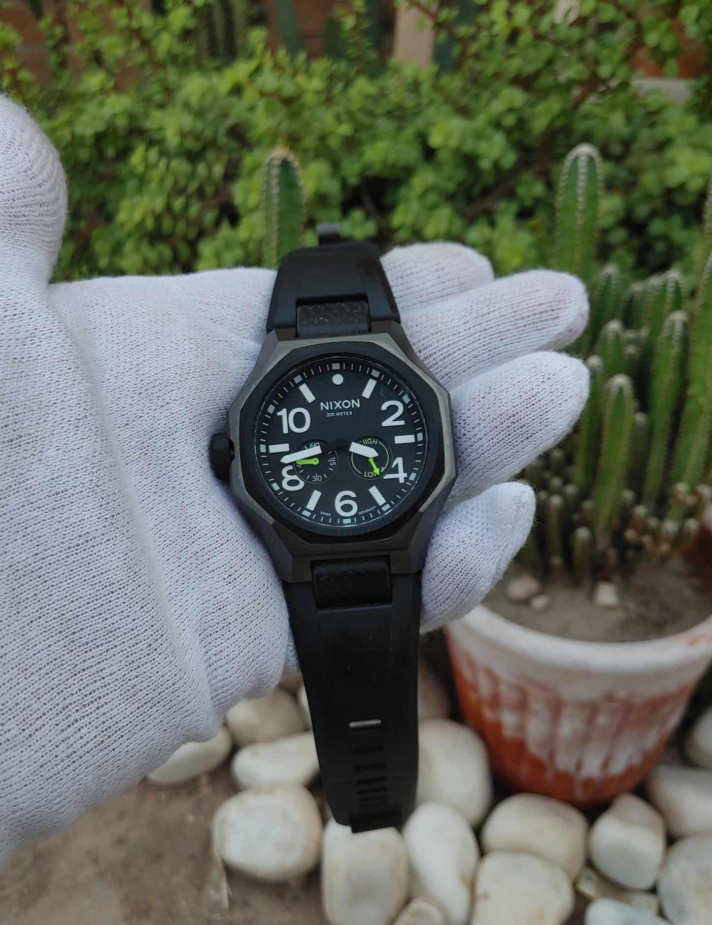 Nixon Premium Down High Low Chornograph Sensors Swiss Watch