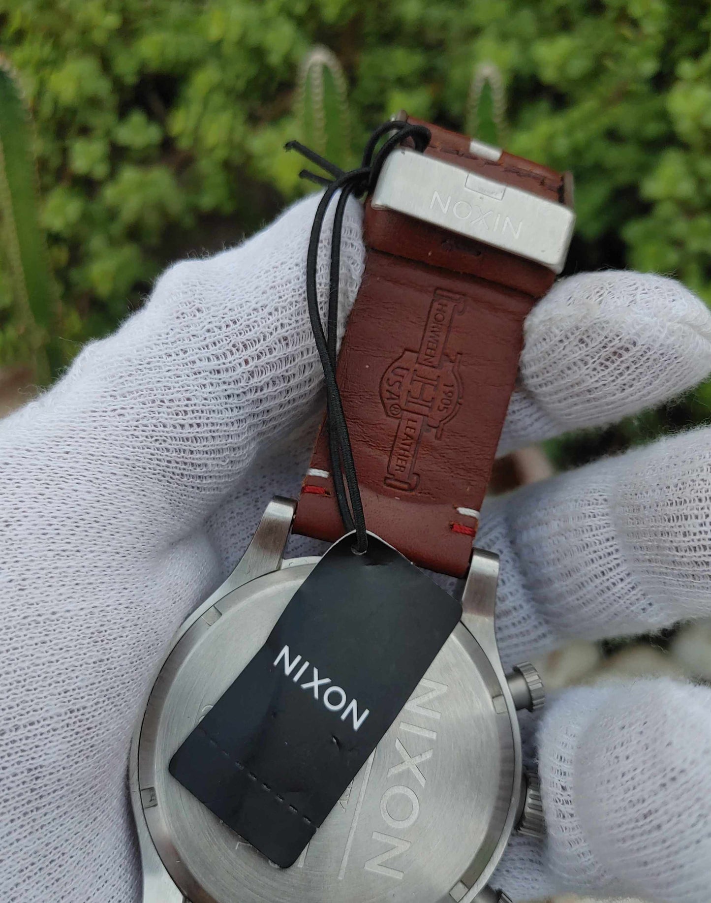 Nixon Brown USA leather Strap Watch For Men