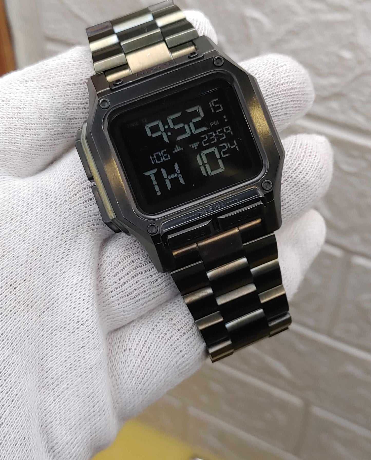 Nixon Matelic Solid Stainless-steel Swiss Multifunctional Watch For Men