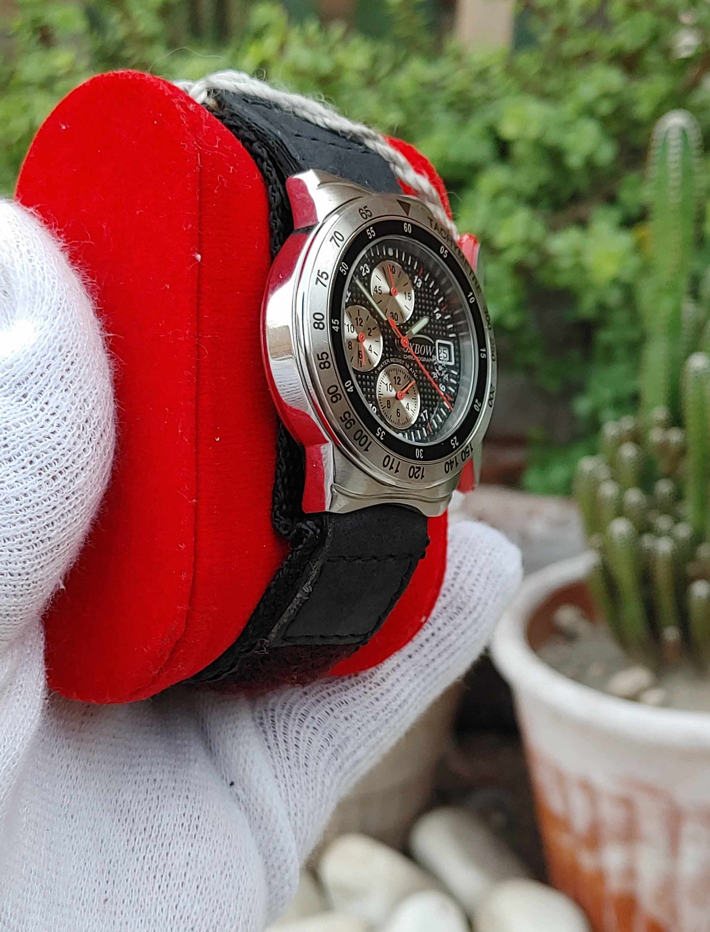 Oxbow Sports Watch For Men Chornograph With Washable Strap