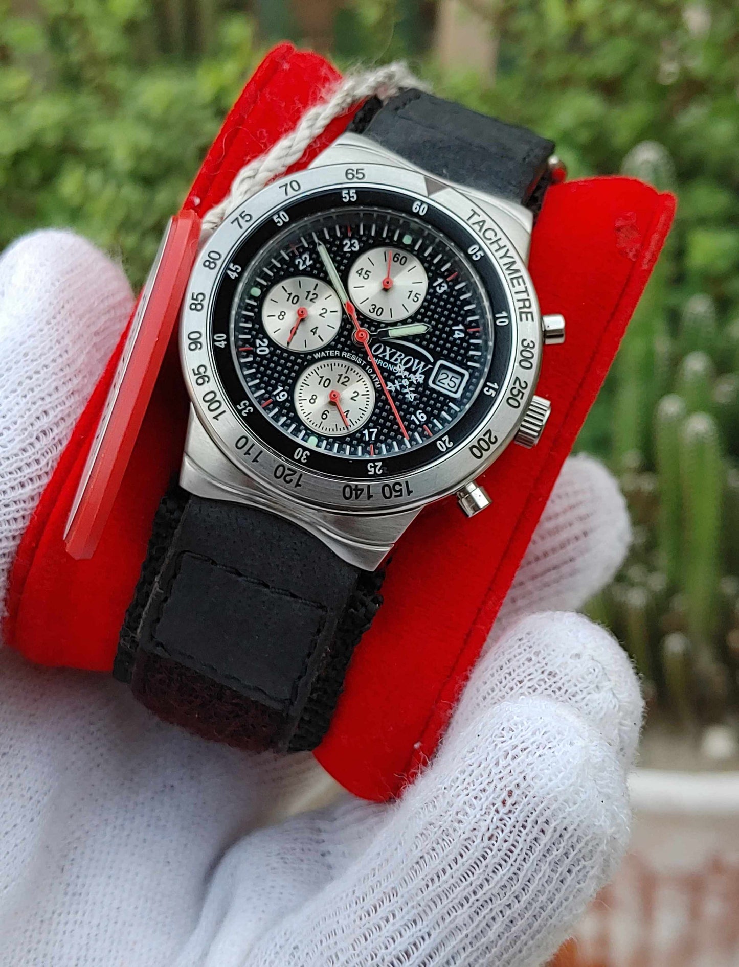 Oxbow Sports Watch For Men Chornograph With Washable Strap
