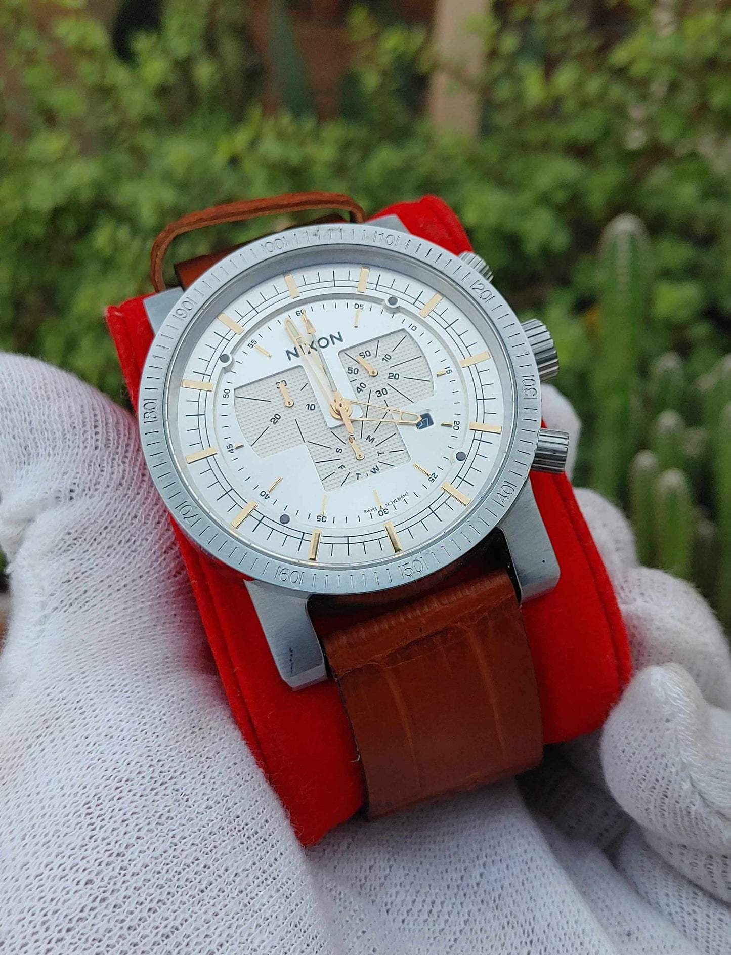 Nixon 44mm Swiss Watch For Men Stop Watch Edition
