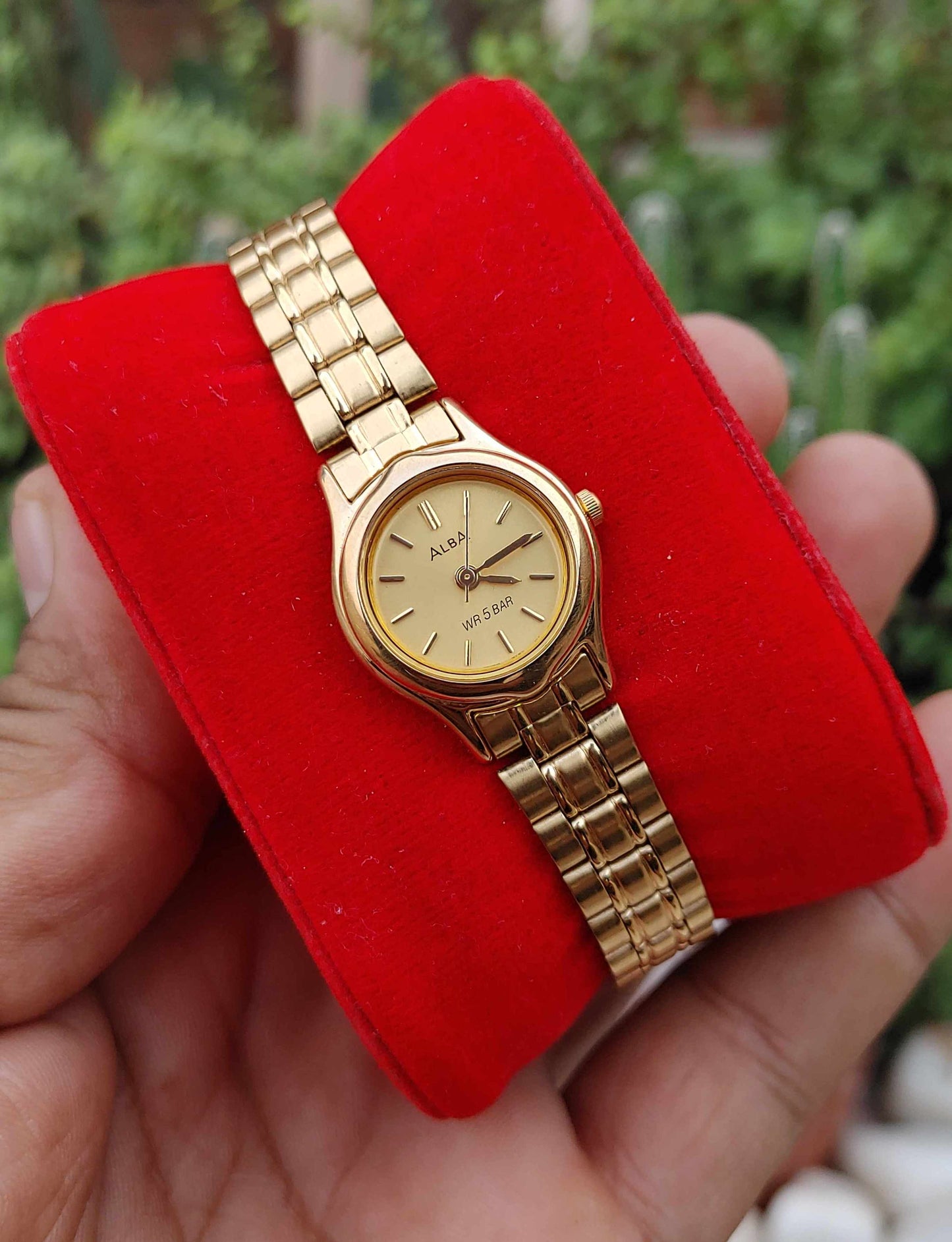 Alba Vintage Gold Colour Watch For Women