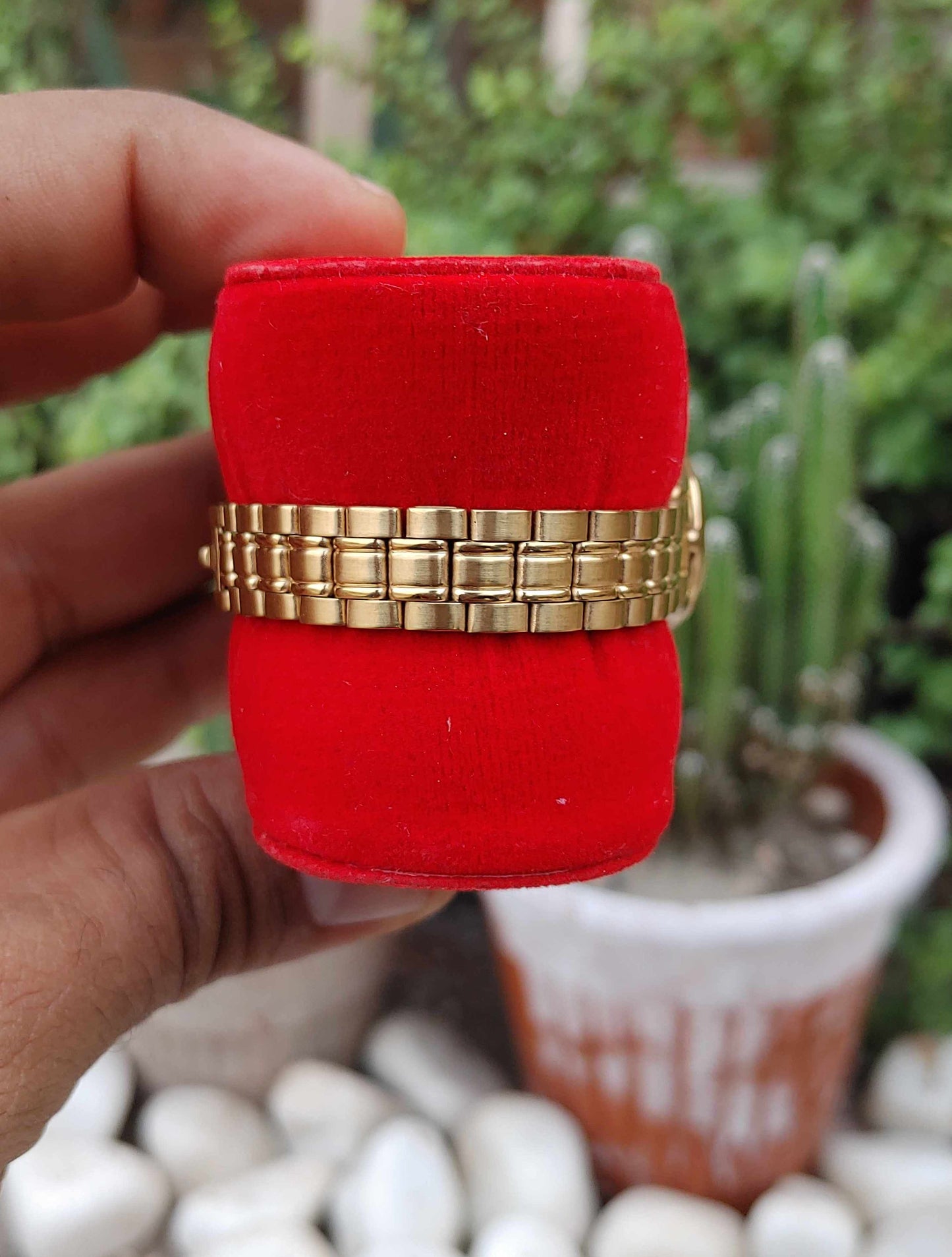 Alba Vintage Gold Colour Watch For Women