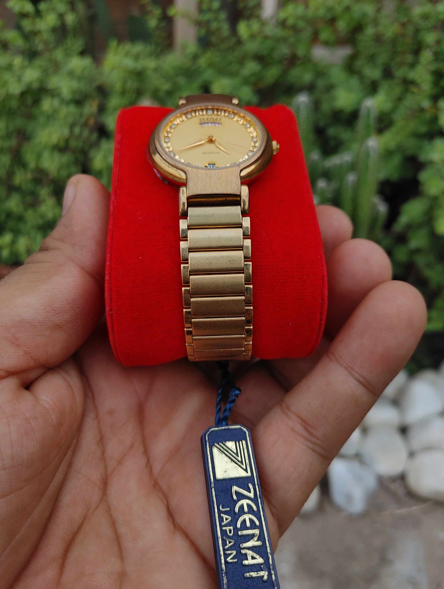 Zeenat Vintage Gold Japan Watch For Men 90s Pre Loved Watch