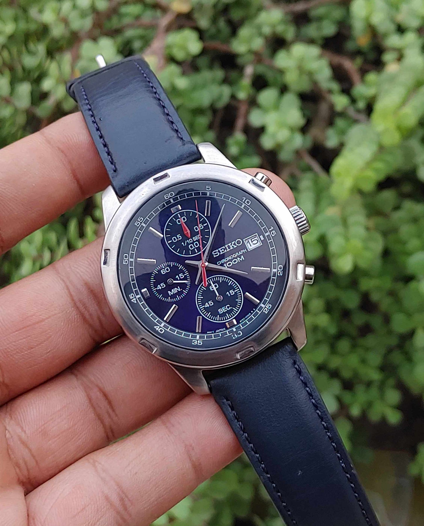 Seiko Time Corporation Chornograph Wrist Watch For Men