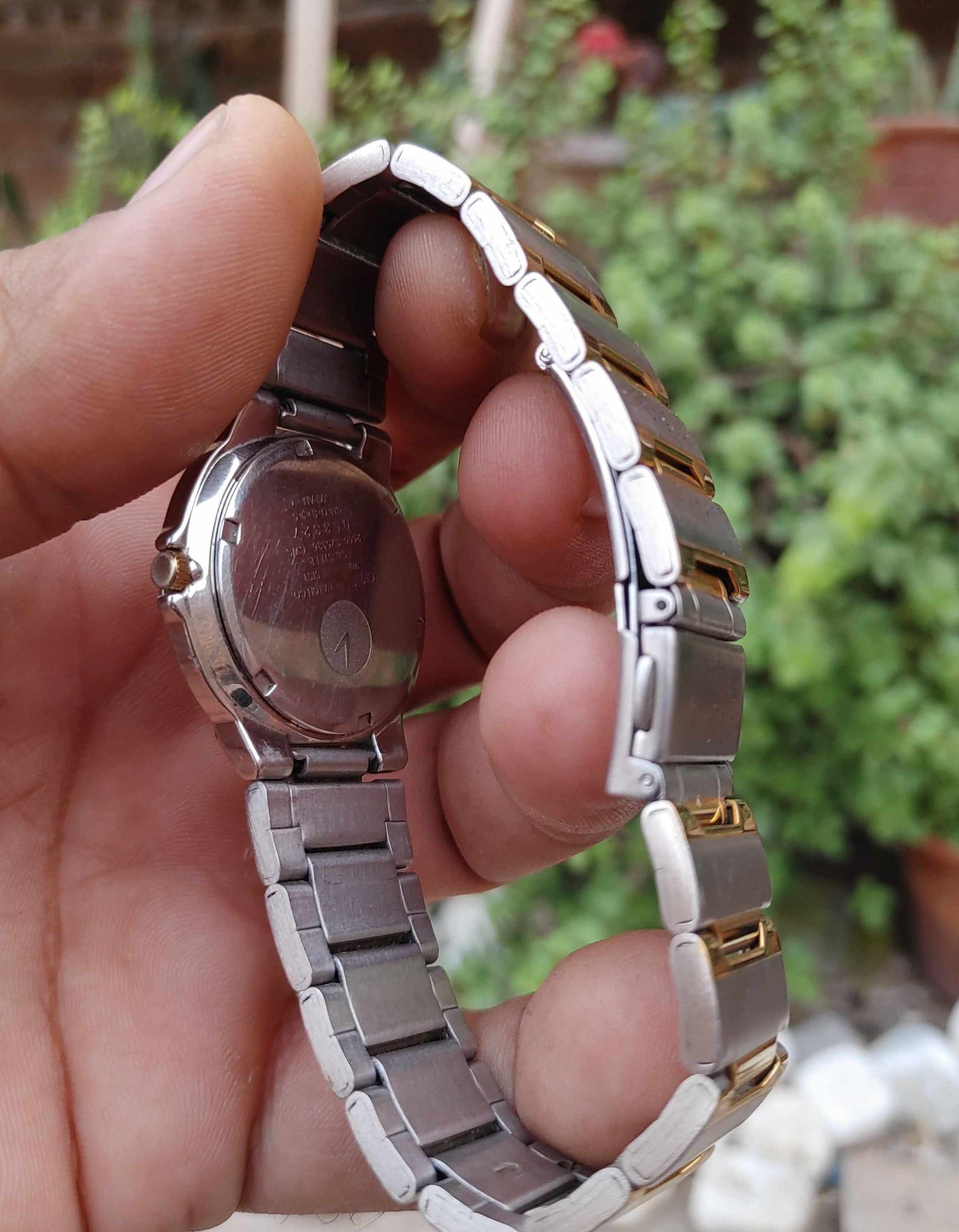 Vintage Citizen Two Tone With Day Day Arabic English